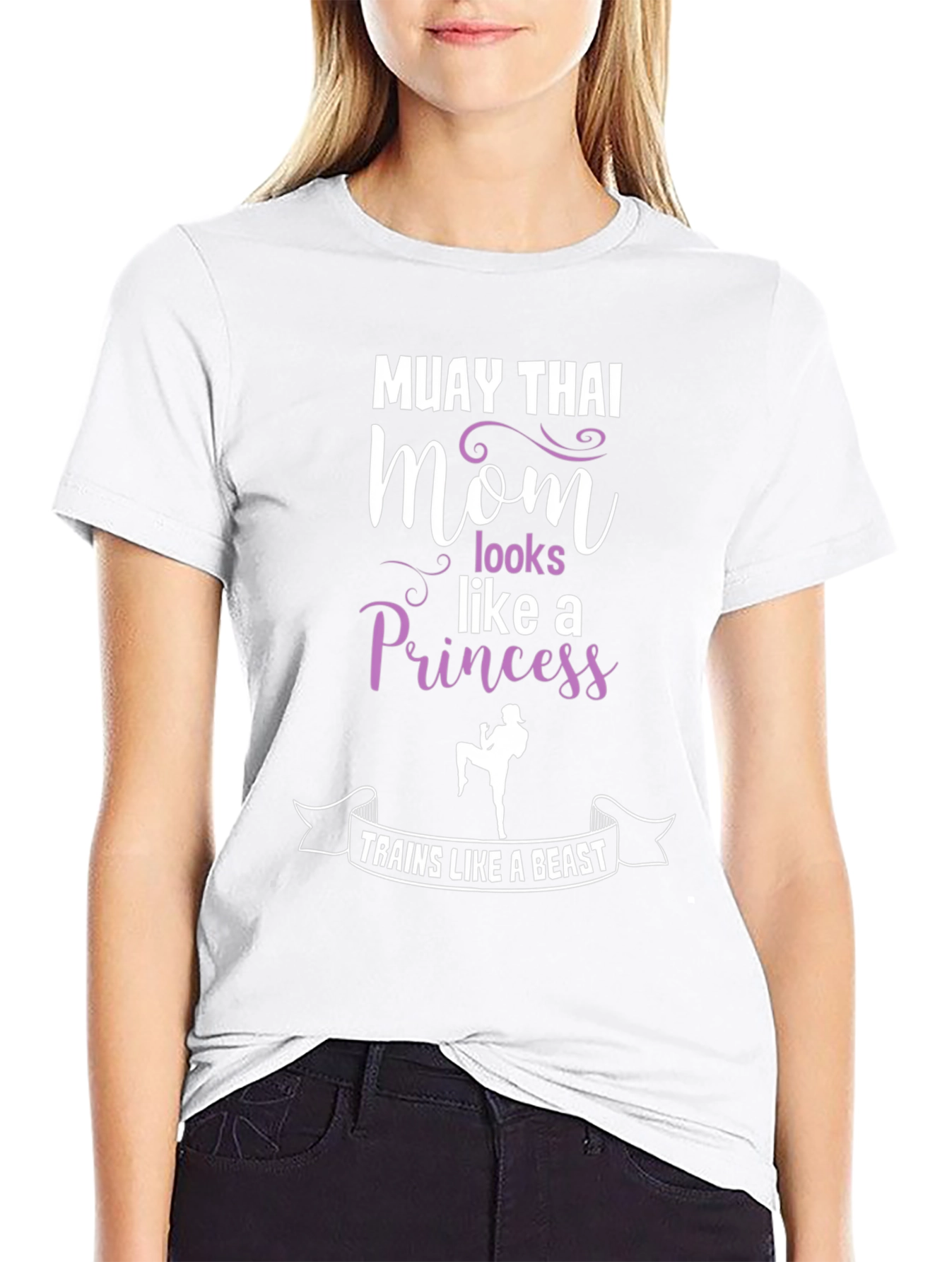 Muay Thai Mom T-Shirt: Princess & Beast
