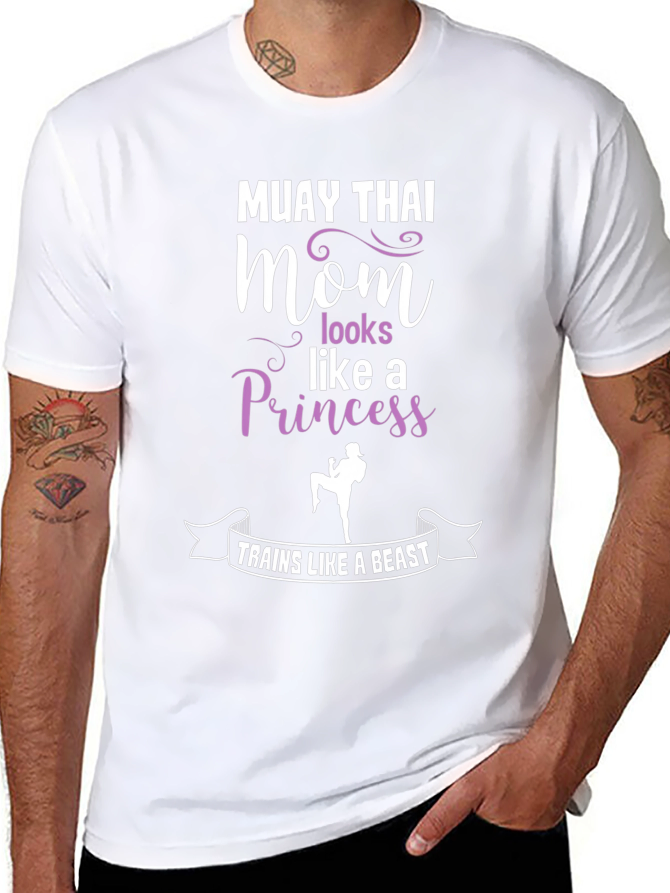 Muay Thai Mom T-Shirt: Princess & Beast
