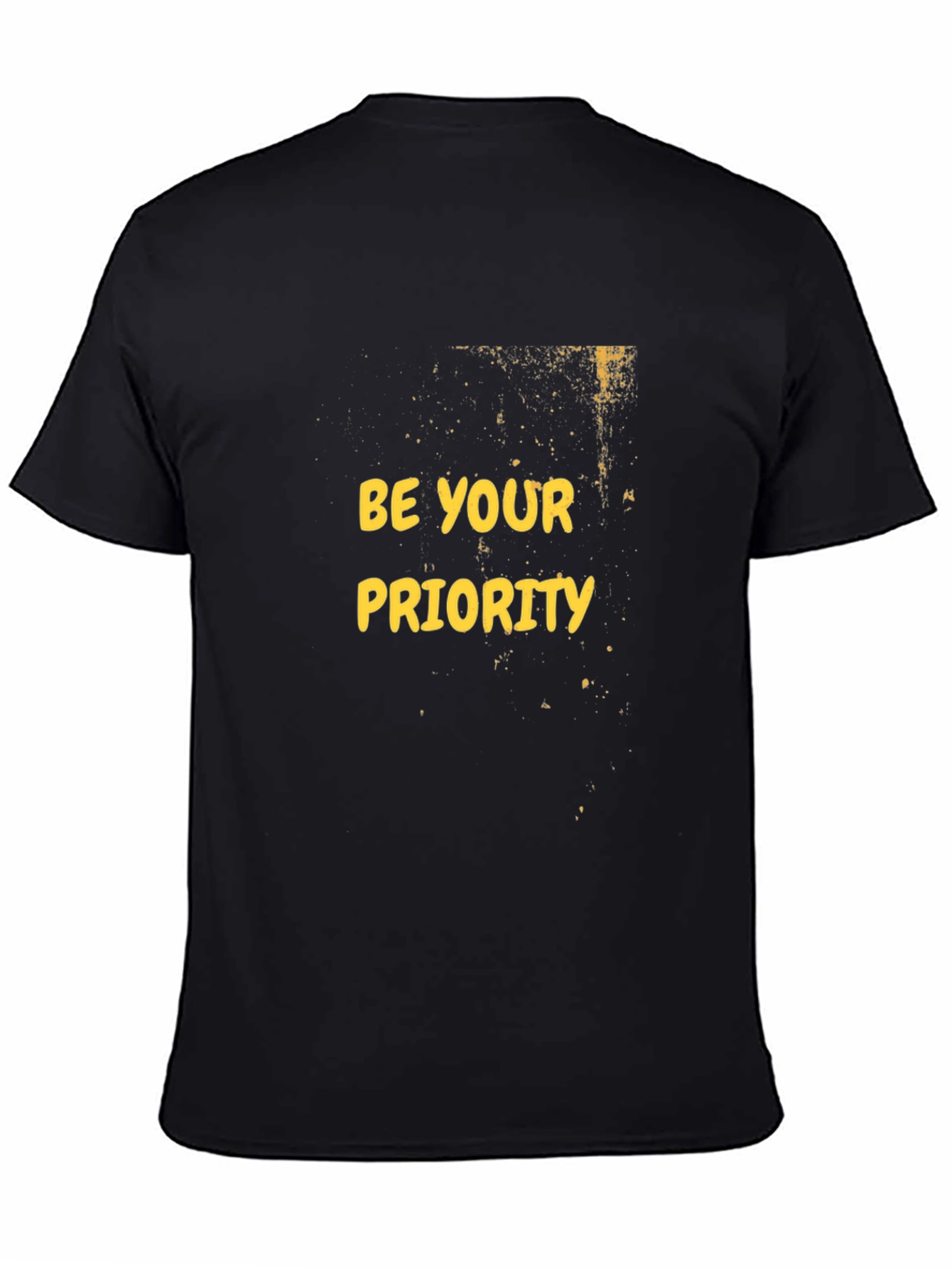 Be Your Priority Black Graphic Tee