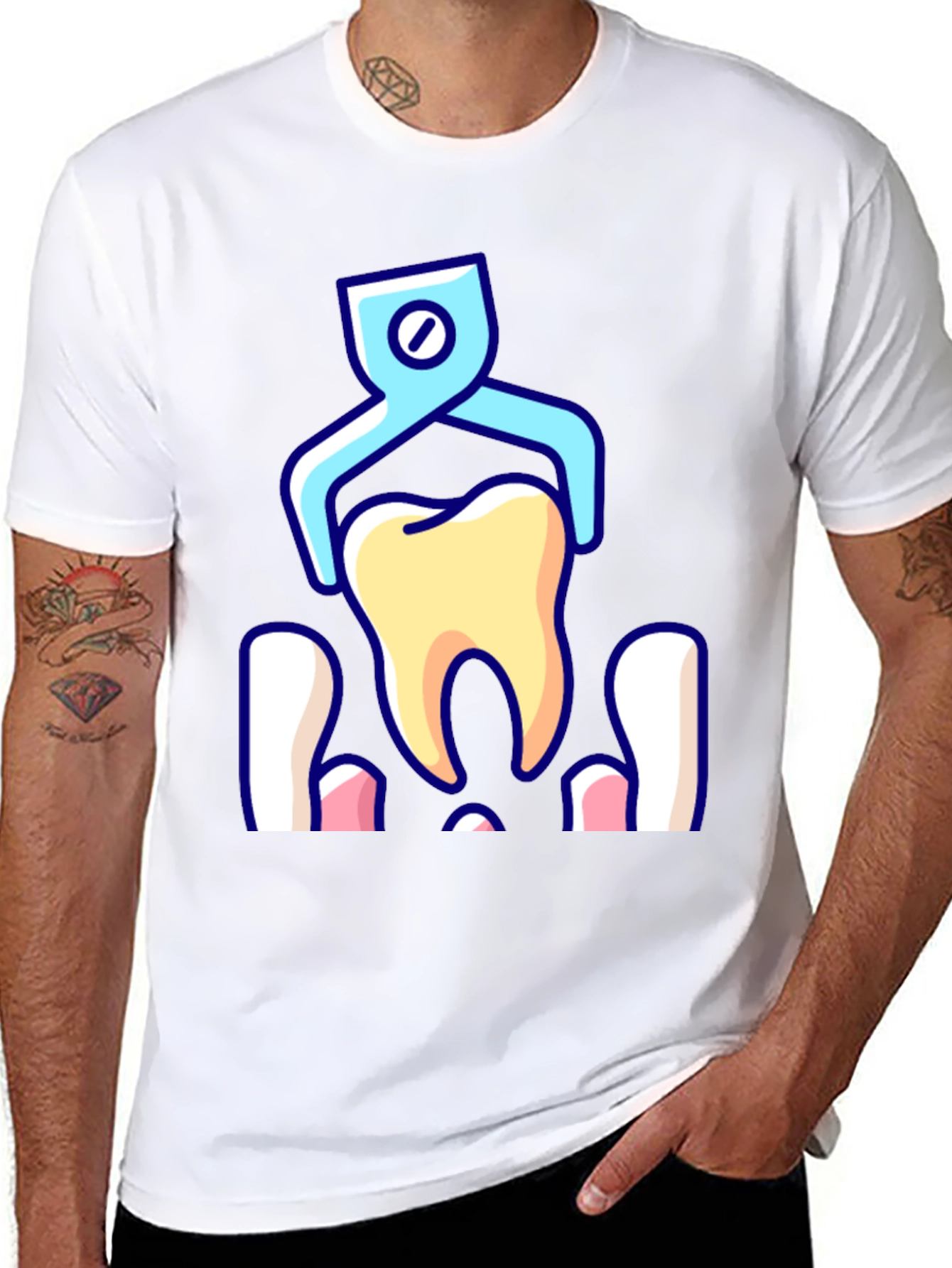 Dentist Tooth Extraction T-Shirt - Unique Graphic Tee