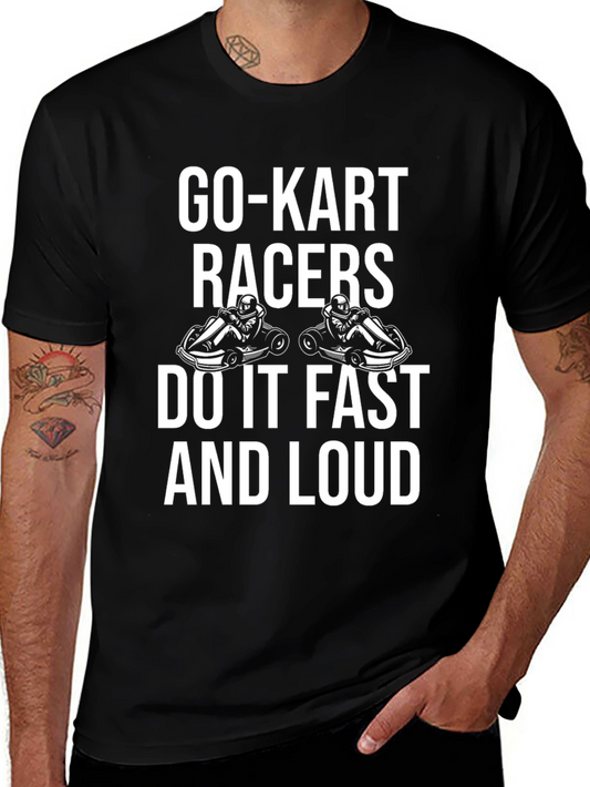 Go-Kart Racers Black Graphic Tee