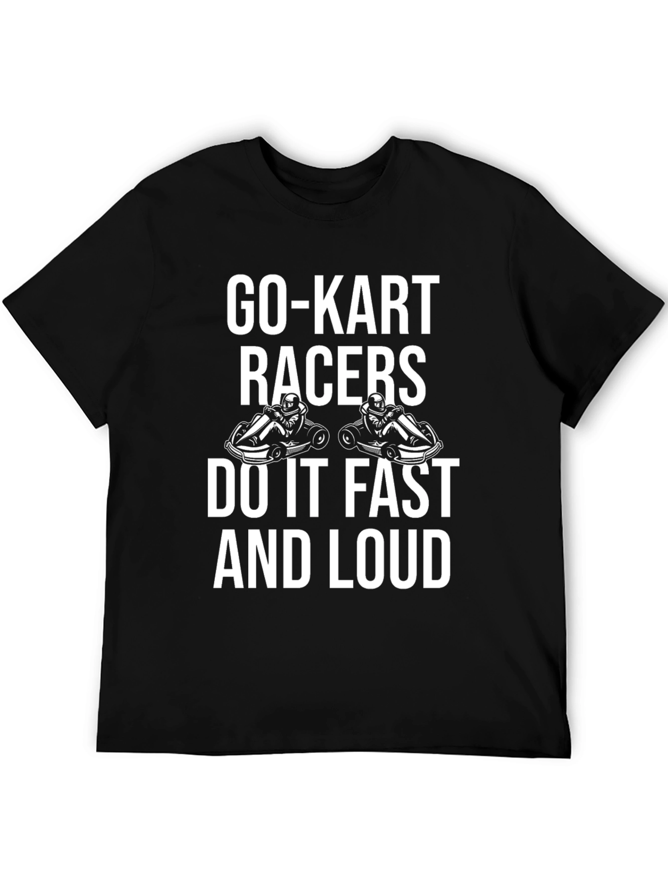 Go-Kart Racers Black Graphic Tee