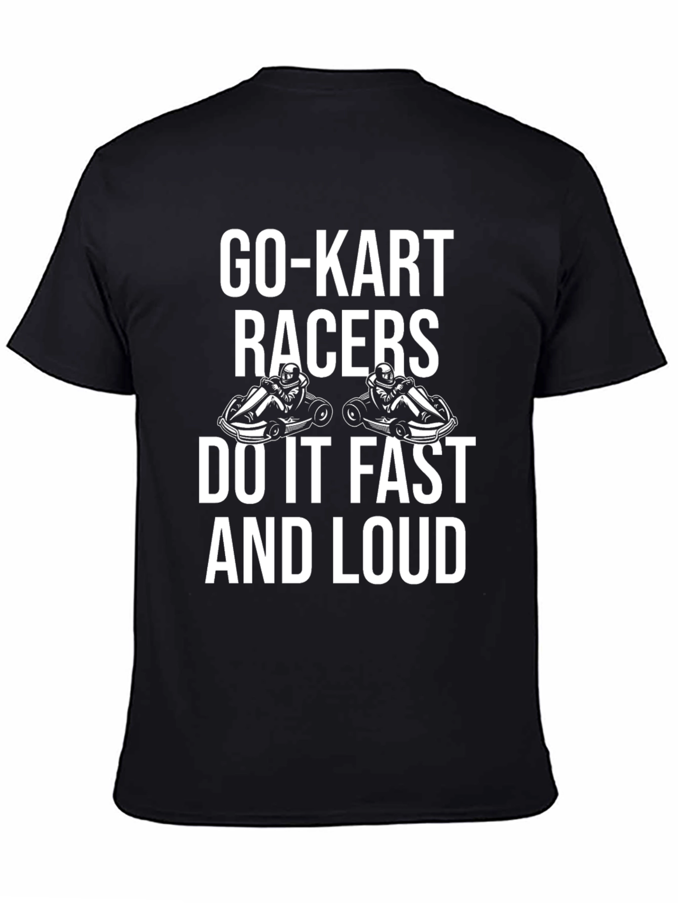 Go-Kart Racers Black Graphic Tee