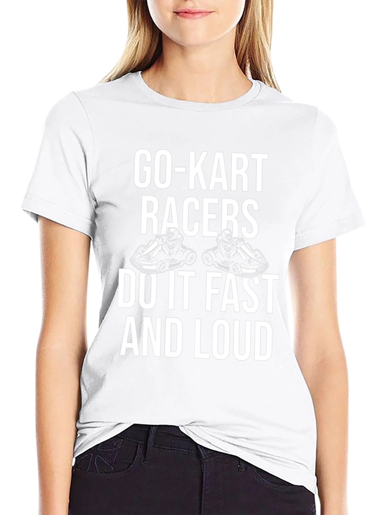 Go-Kart Racers Black Graphic Tee