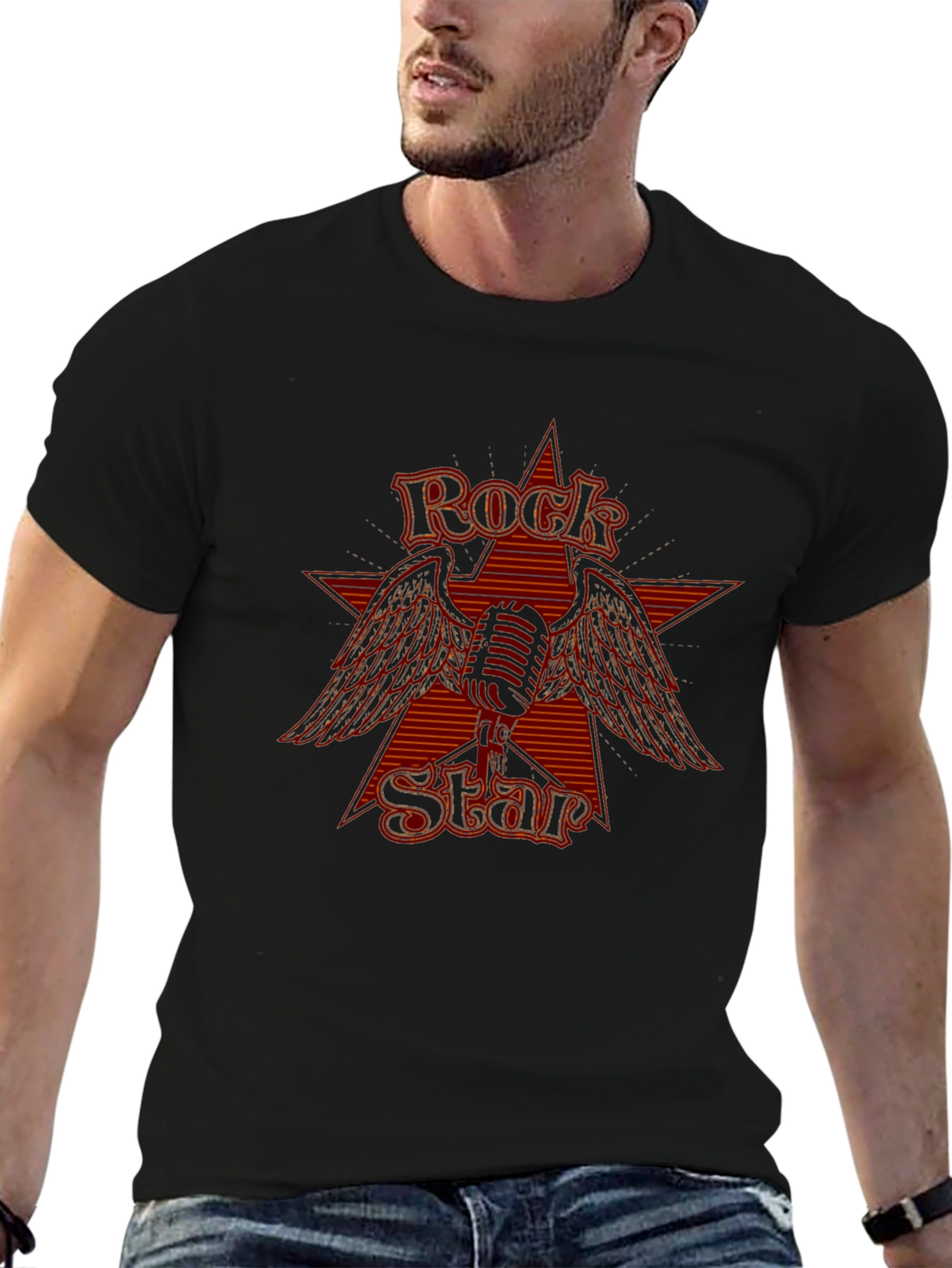 Rock Star T-Shirt - Music Graphic Tee