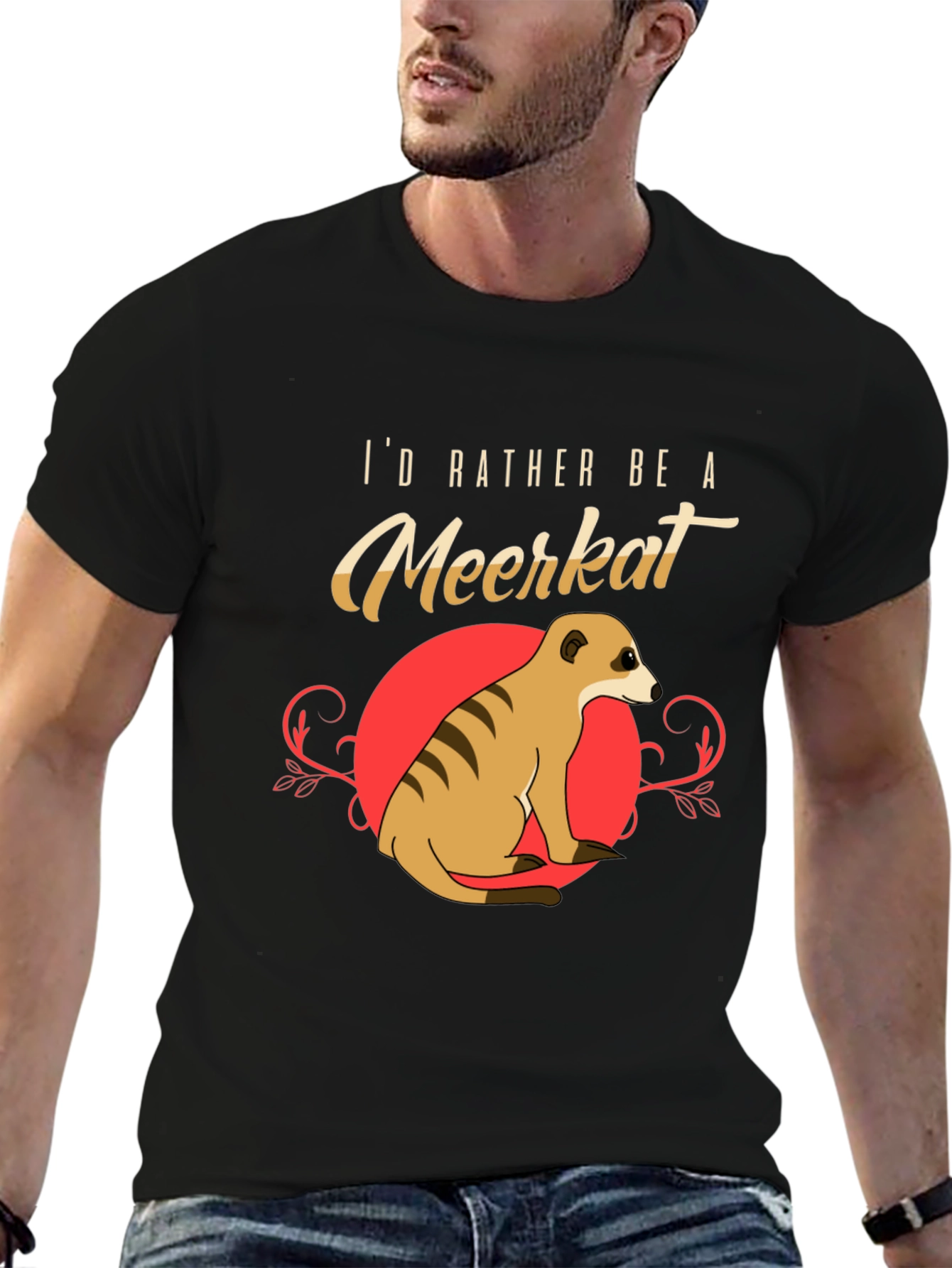 Id Rather Be A Meerkat Graphic Tee