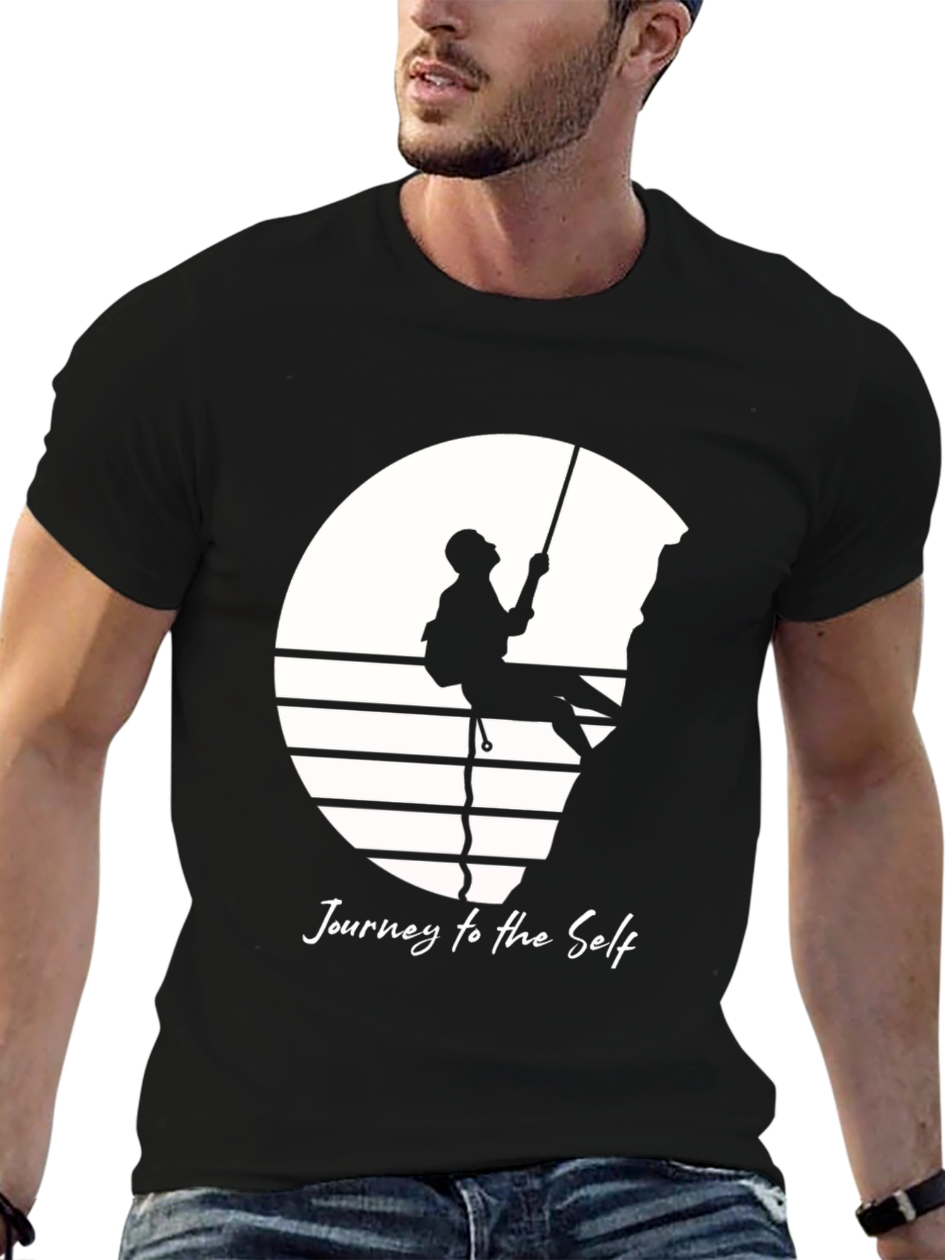 Journey to the Self Graphic T-Shirt - Black