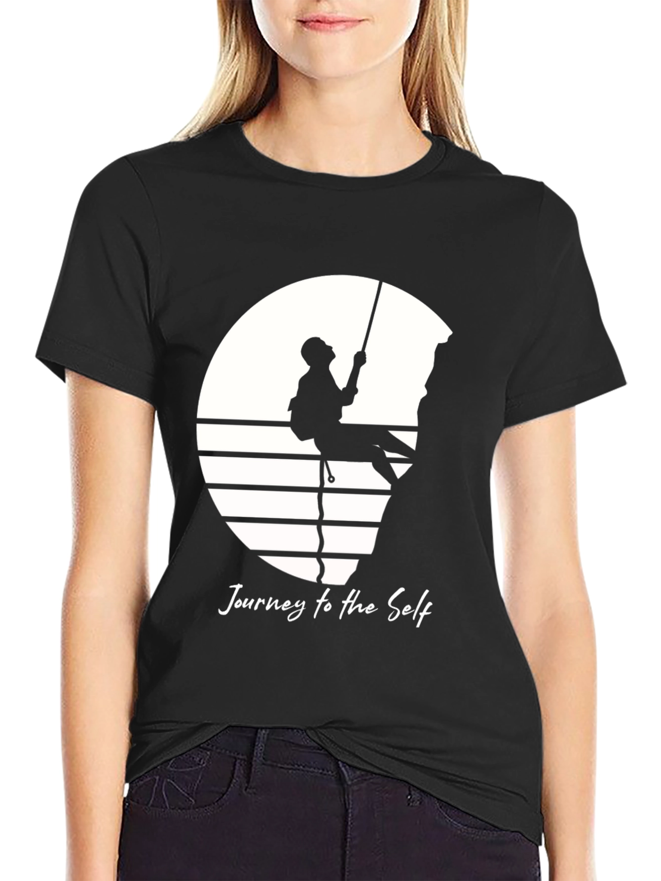 Journey to the Self Graphic T-Shirt - Black