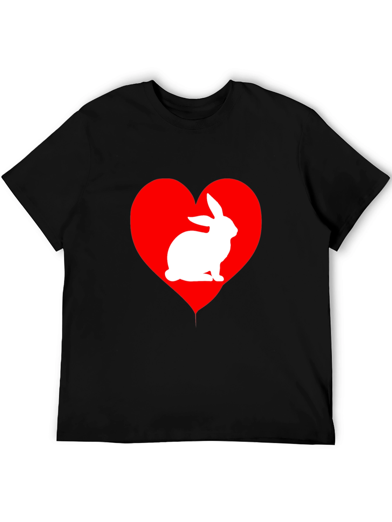 Rabbit Heart Graphic T-Shirt