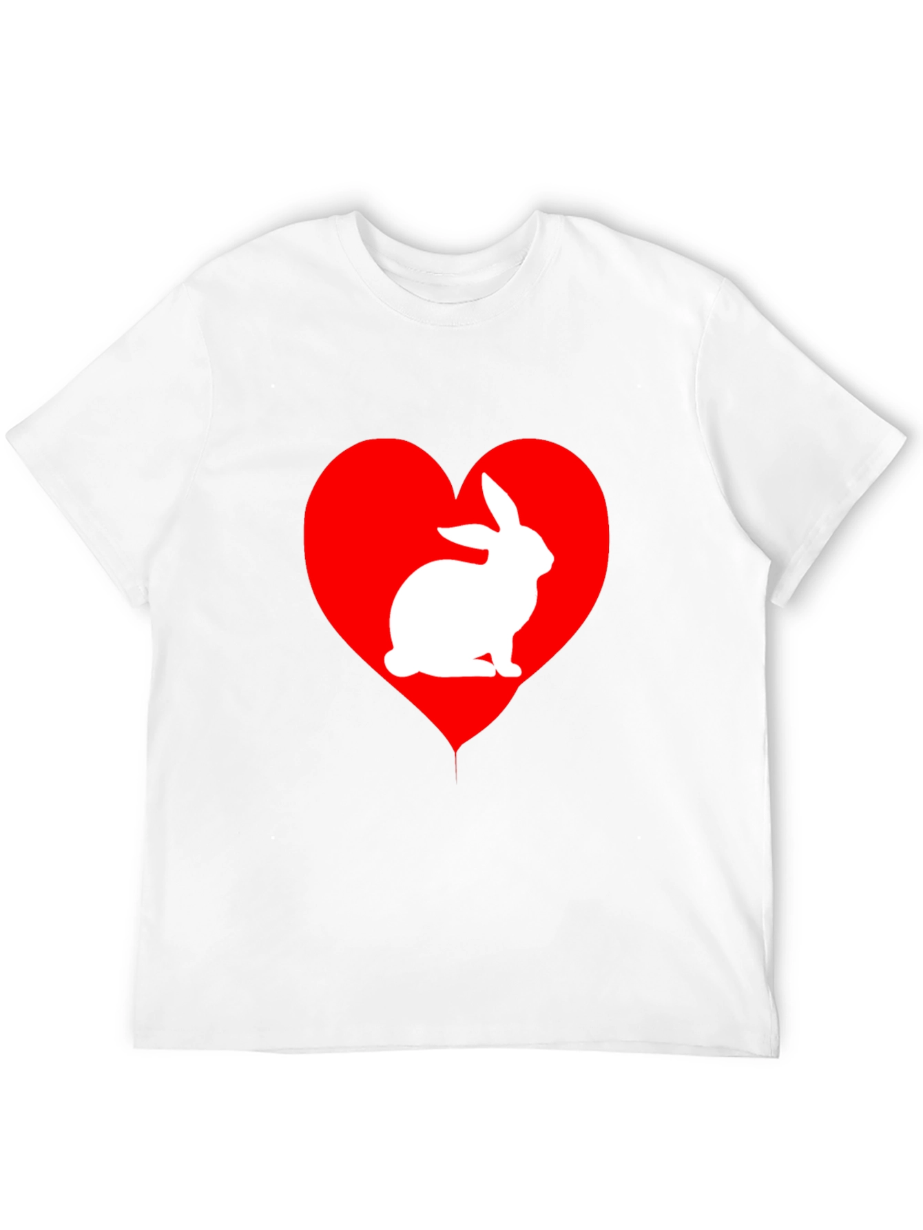 Rabbit Heart Graphic T-Shirt