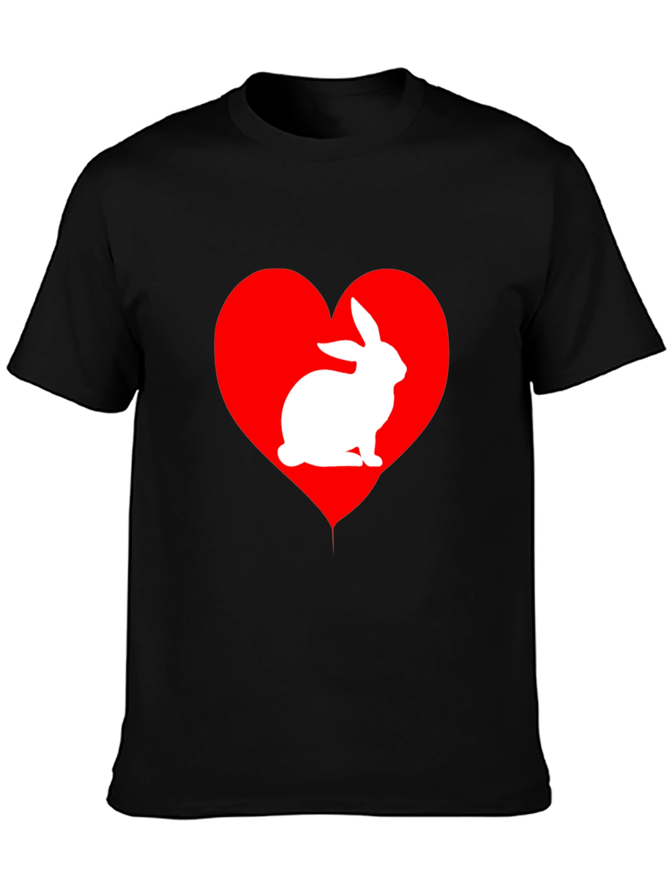 Rabbit Heart Graphic T-Shirt