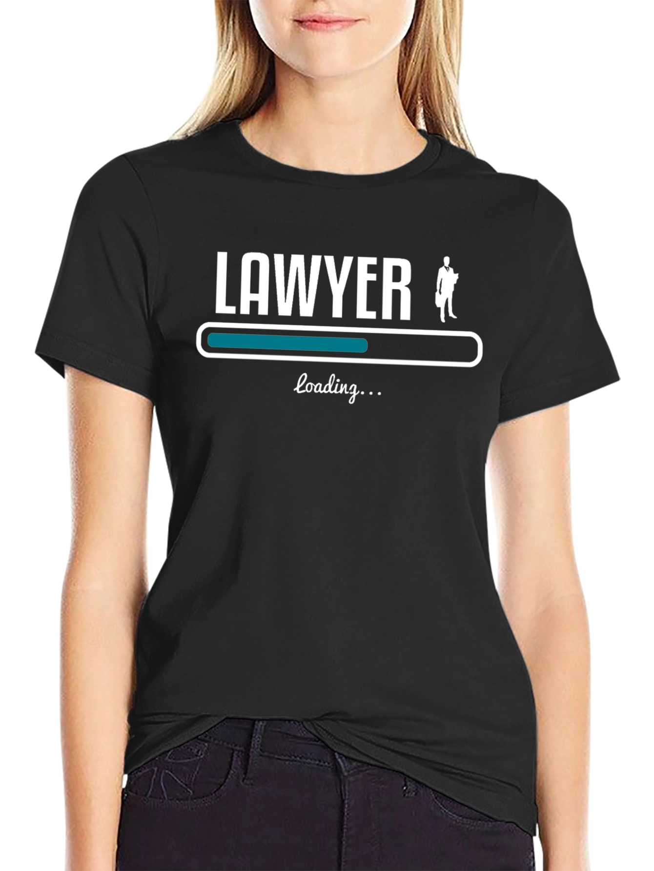 Lawyer Loading Funny Graphic Tee