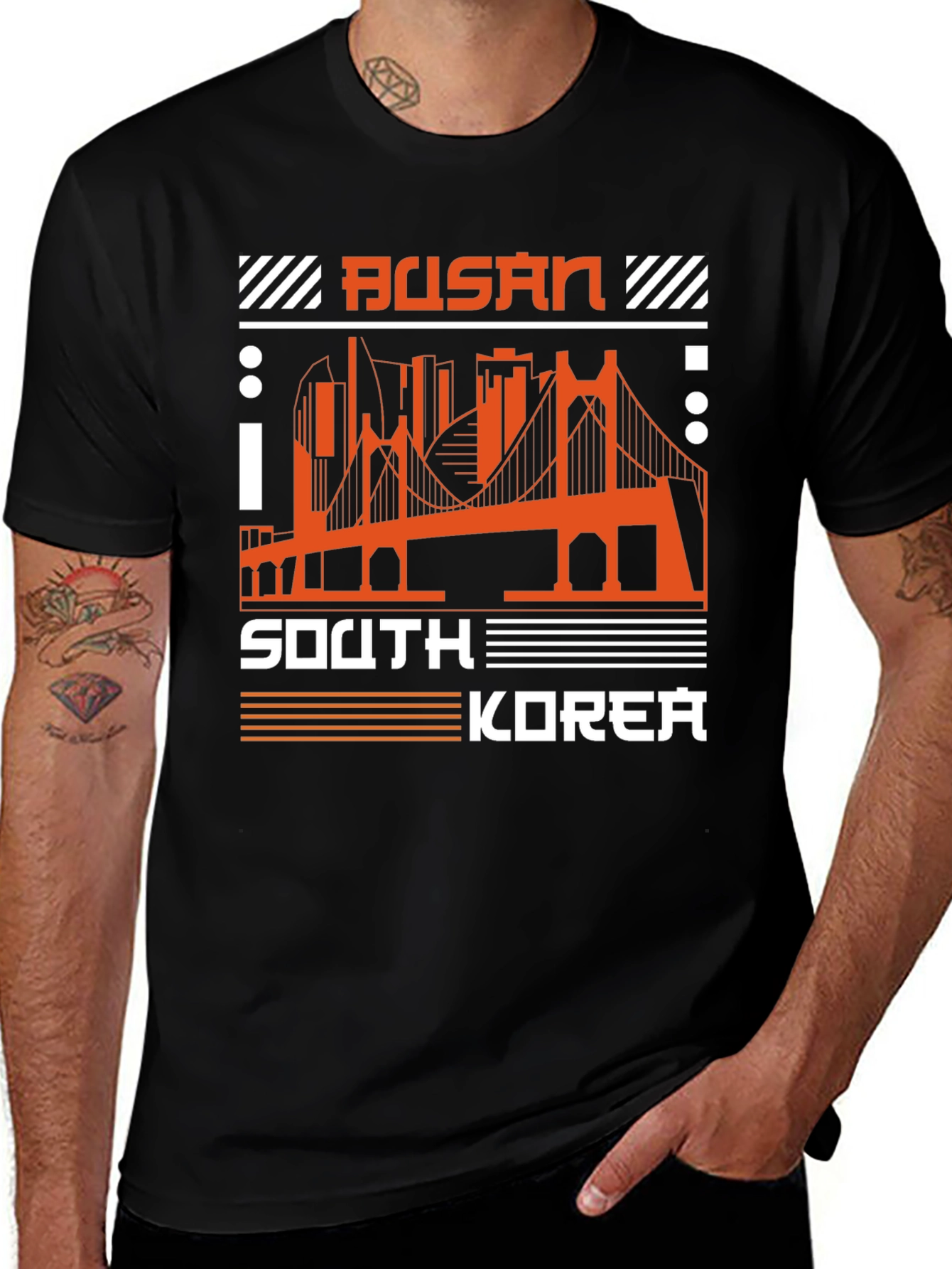 Busan South Korea T-Shirt - City Skyline Tee