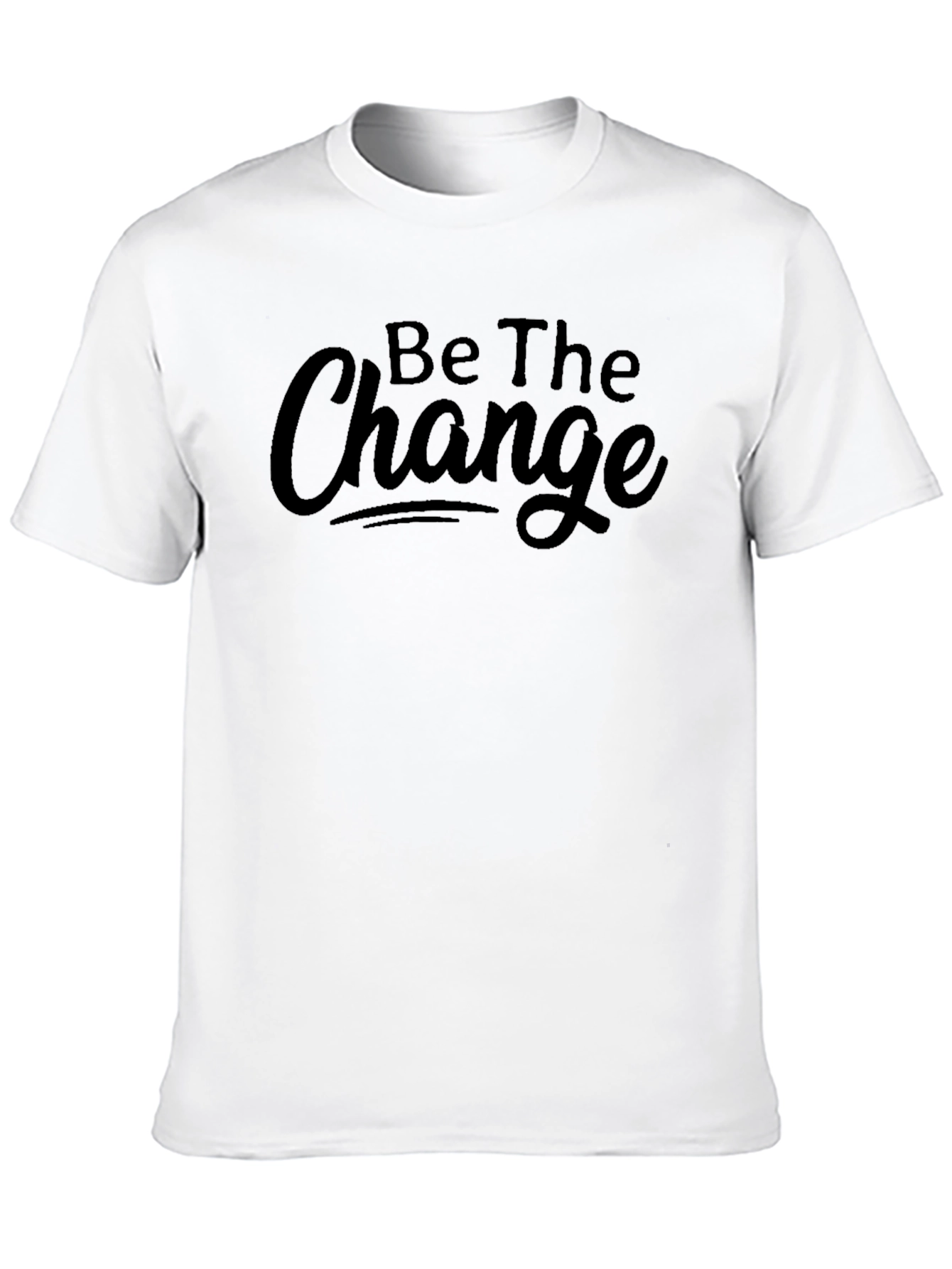 Be The Change Black T-Shirt