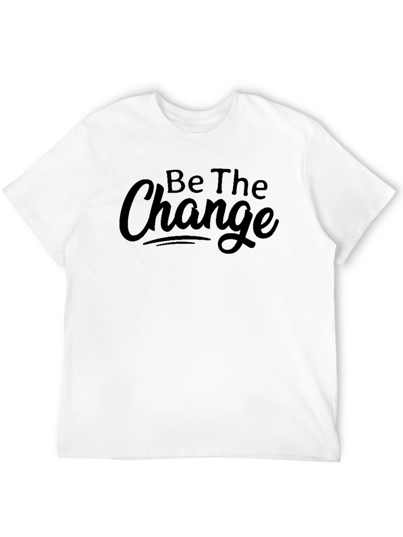Be The Change Black T-Shirt