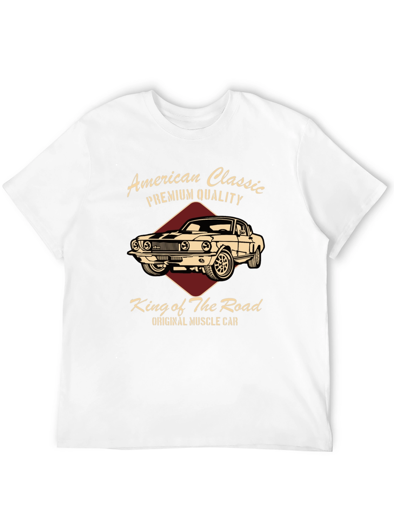 American Classic Car Graphic T-Shirt