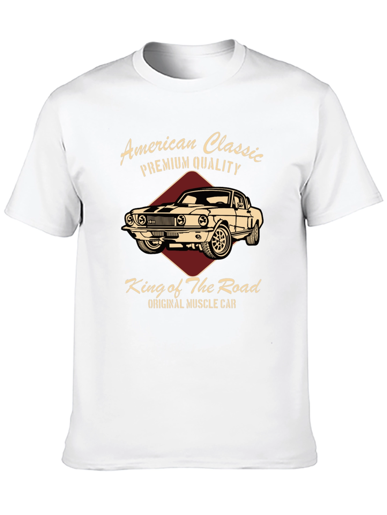 American Classic Car Graphic T-Shirt