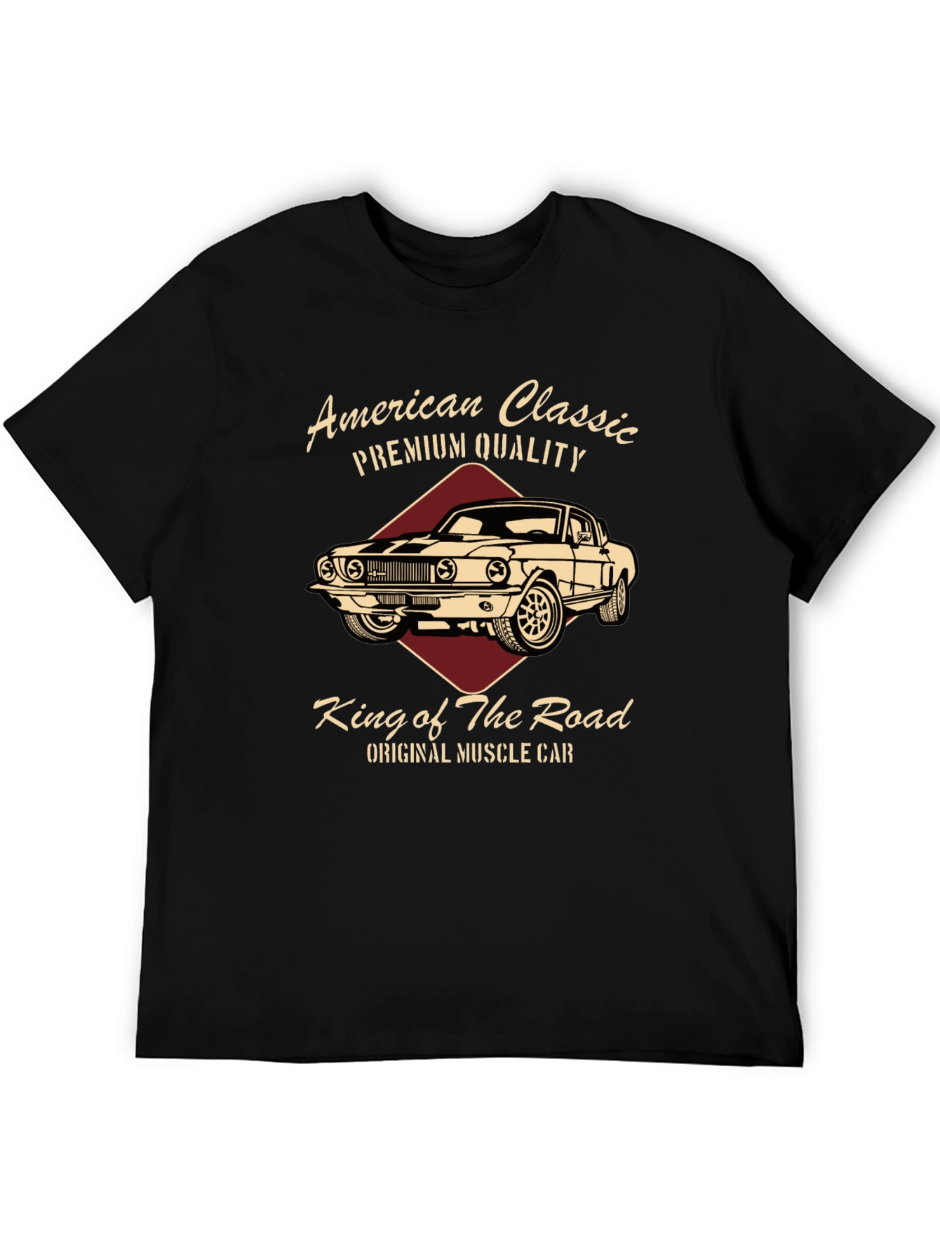 American Classic Car Graphic T-Shirt