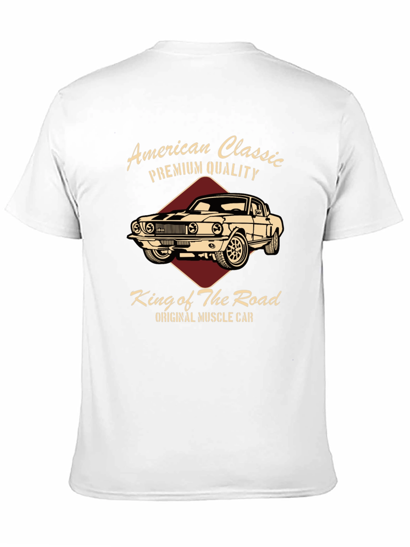 American Classic Car Graphic T-Shirt