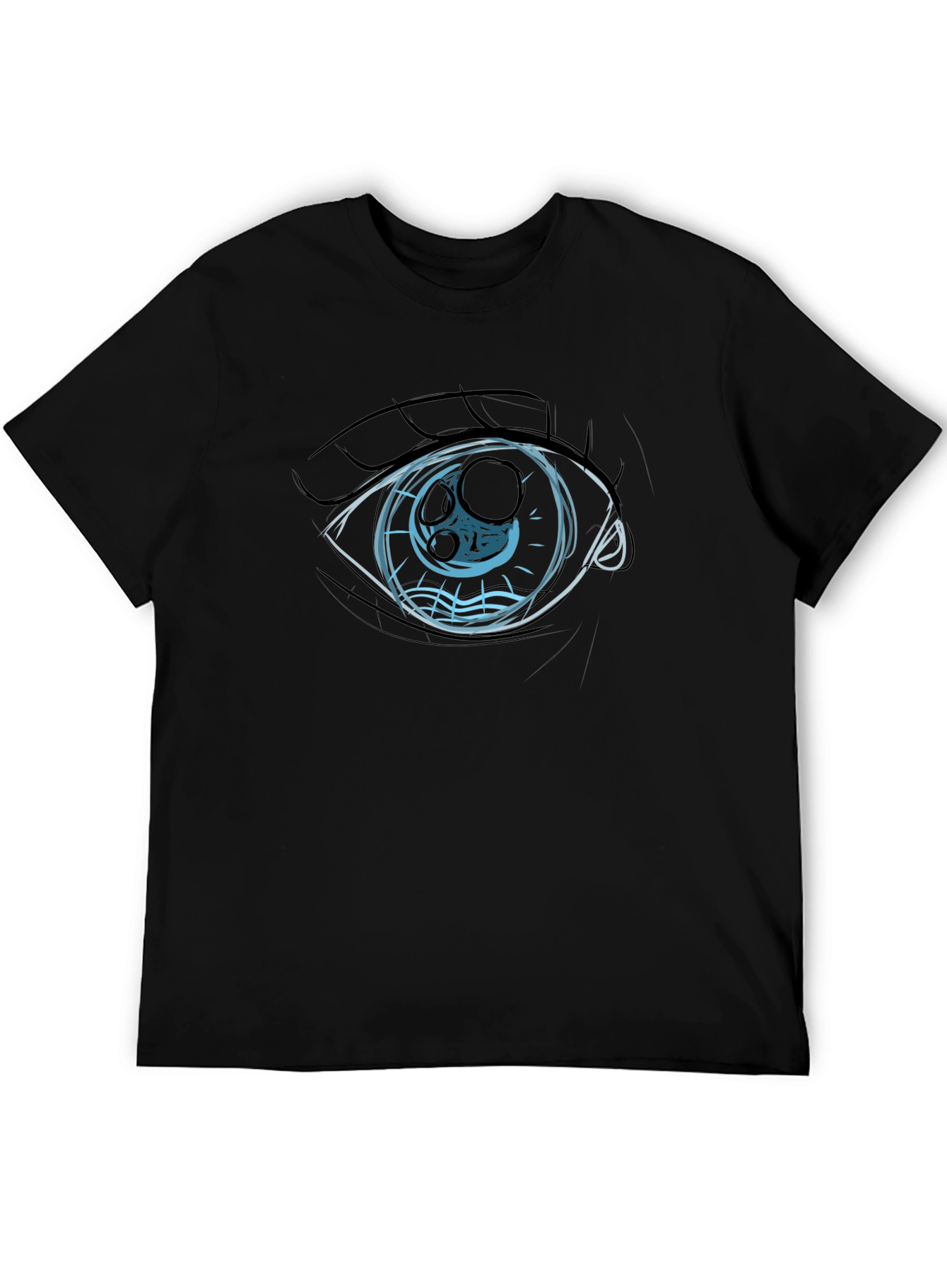 Eye Graphic Black T-Shirt