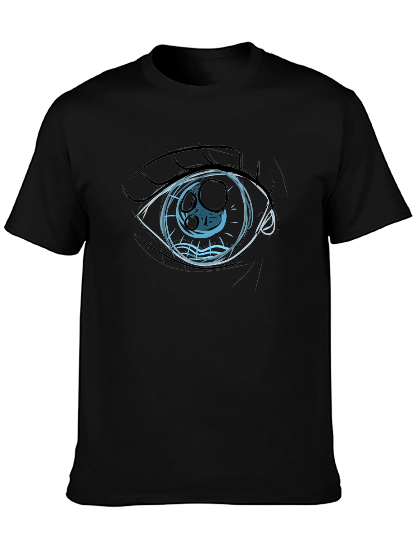 Eye Graphic Black T-Shirt