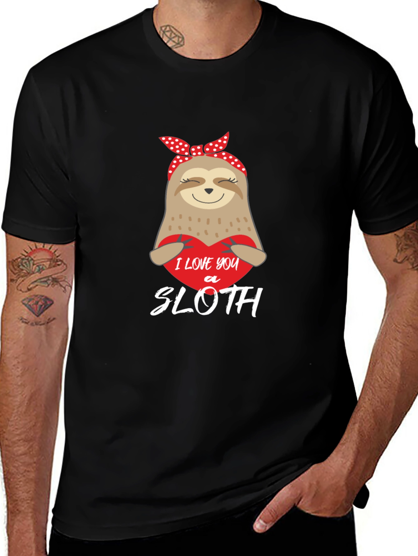 I Love You a Sloth T-Shirt Cute Sloth Tee