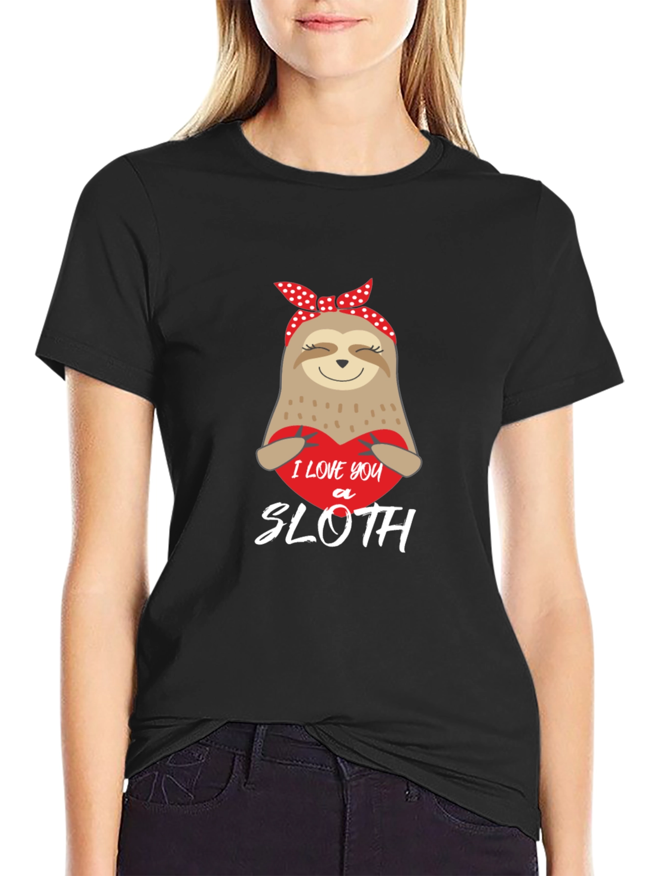 I Love You a Sloth T-Shirt Cute Sloth Tee