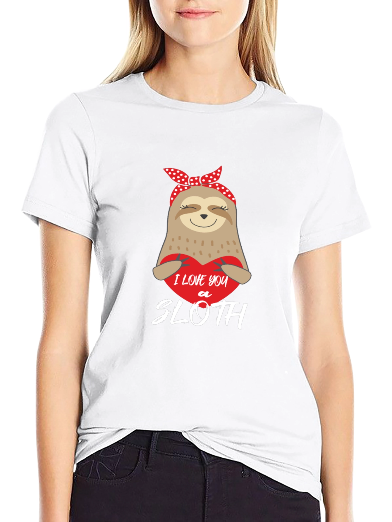 I Love You a Sloth T-Shirt Cute Sloth Tee