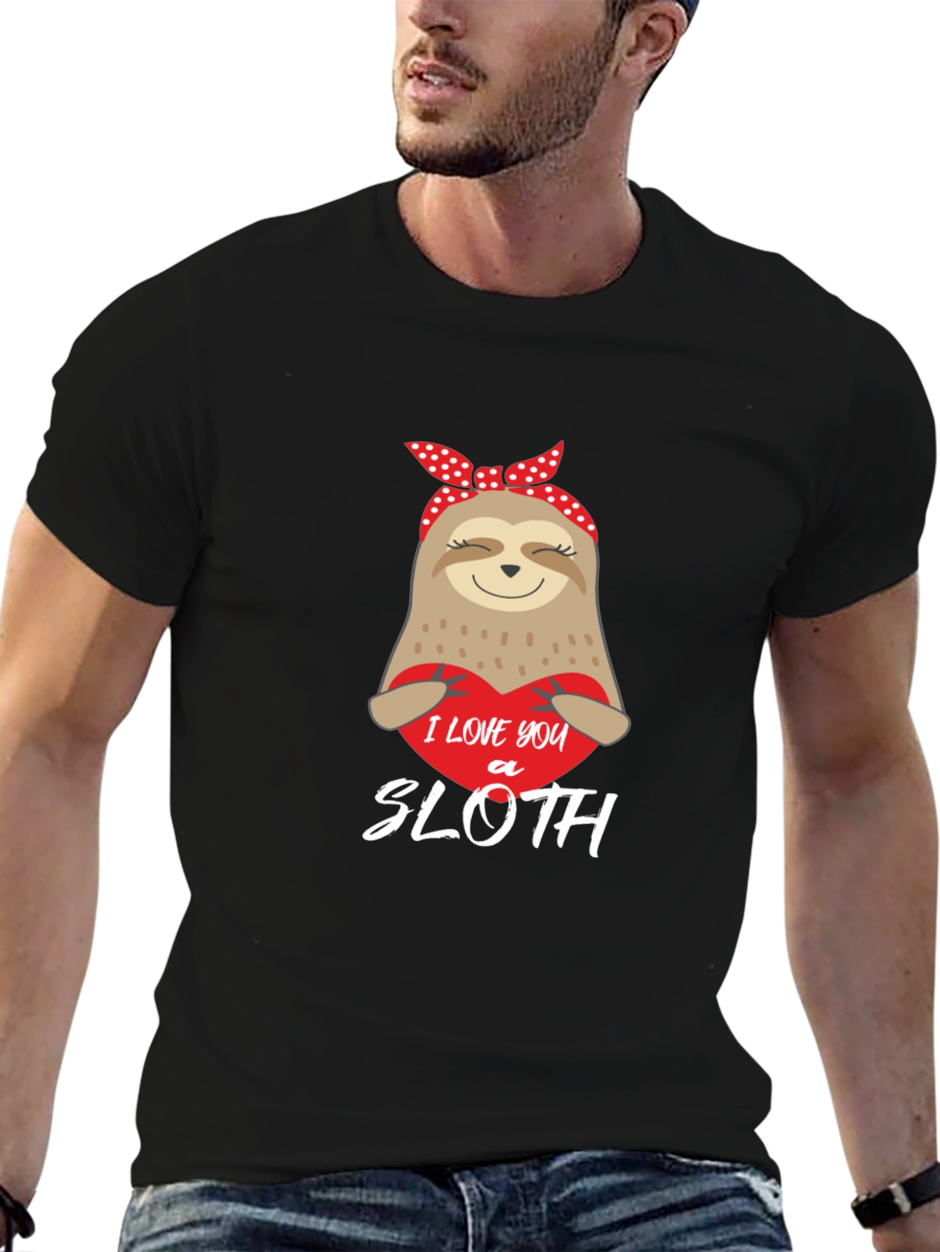 I Love You a Sloth T-Shirt Cute Sloth Tee