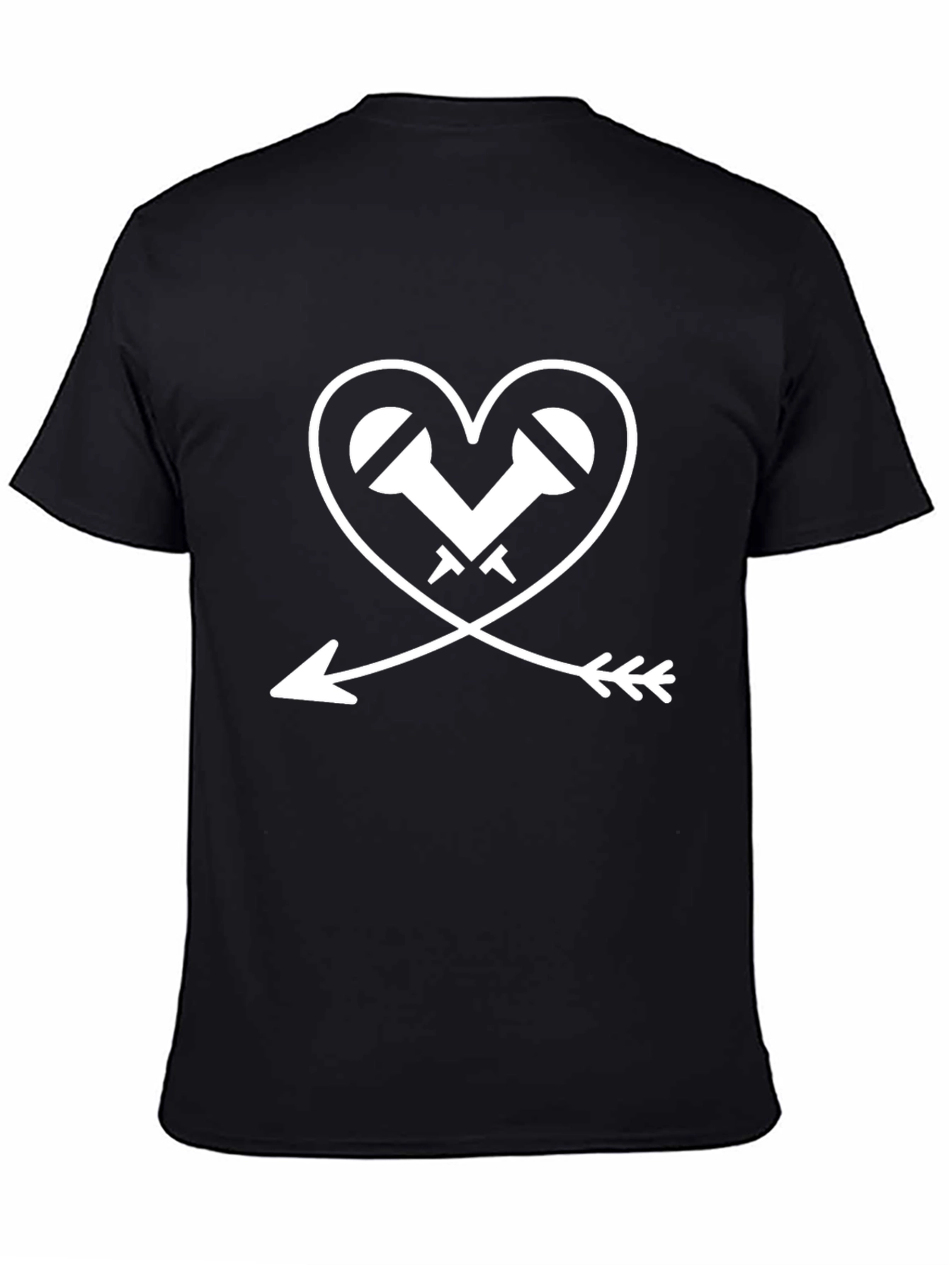 Heart Arrow Microphone T-Shirt