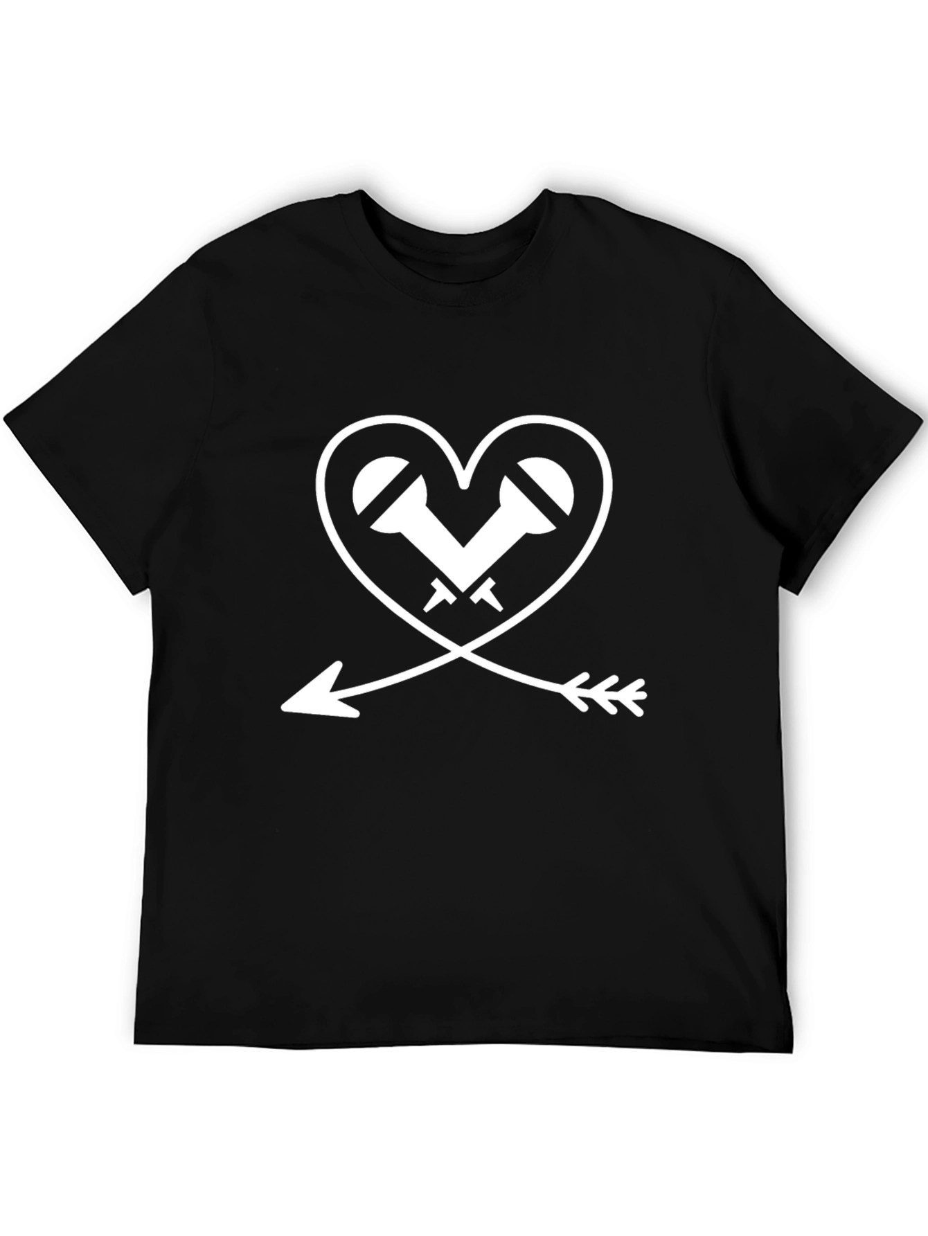 Heart Arrow Microphone T-Shirt