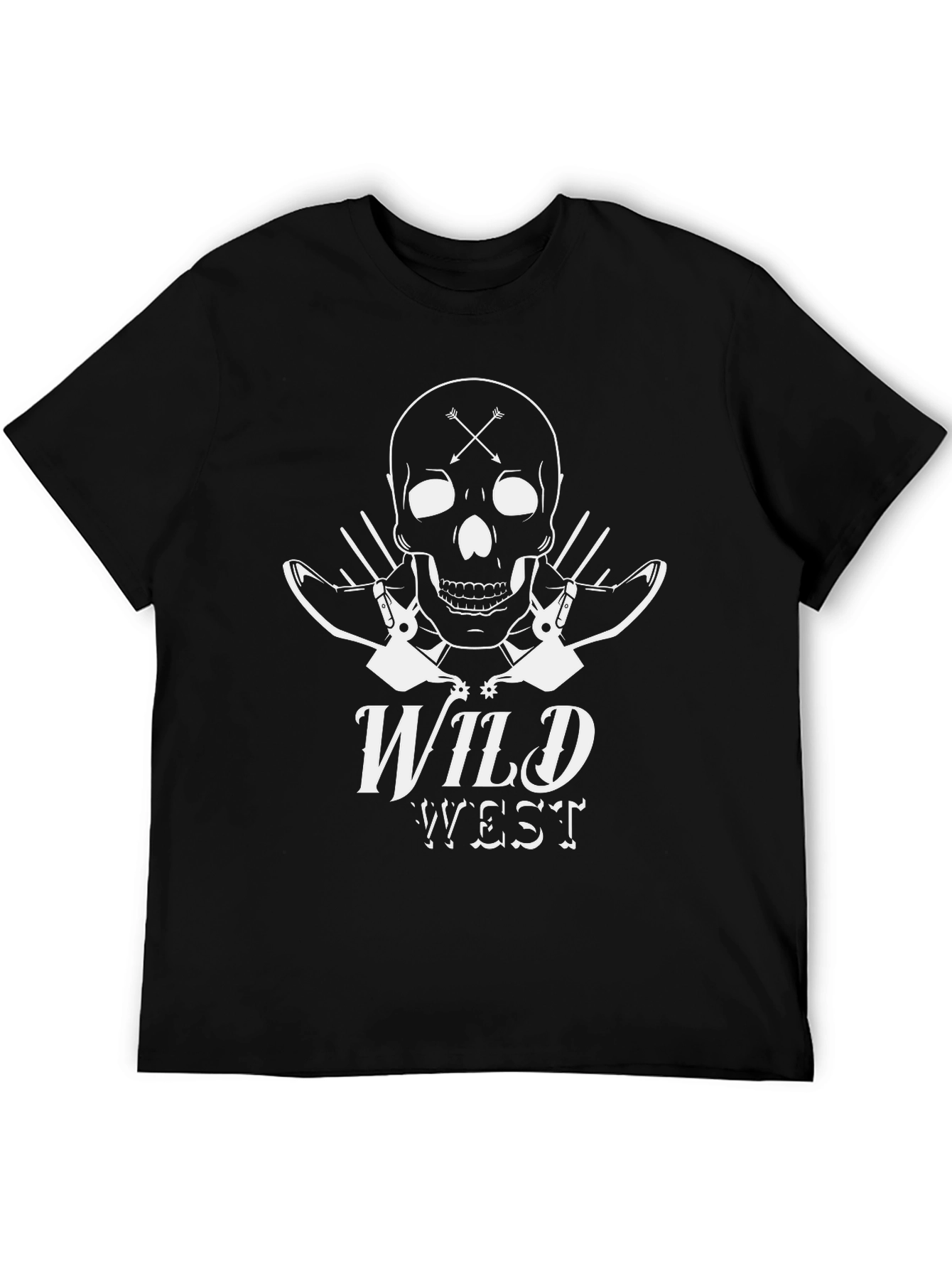 Wild West Skull Graphic Tee