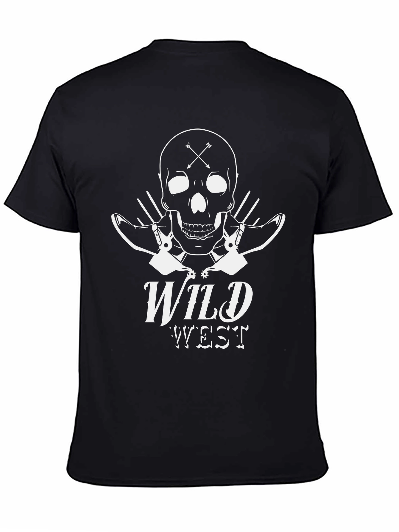Wild West Skull Graphic Tee