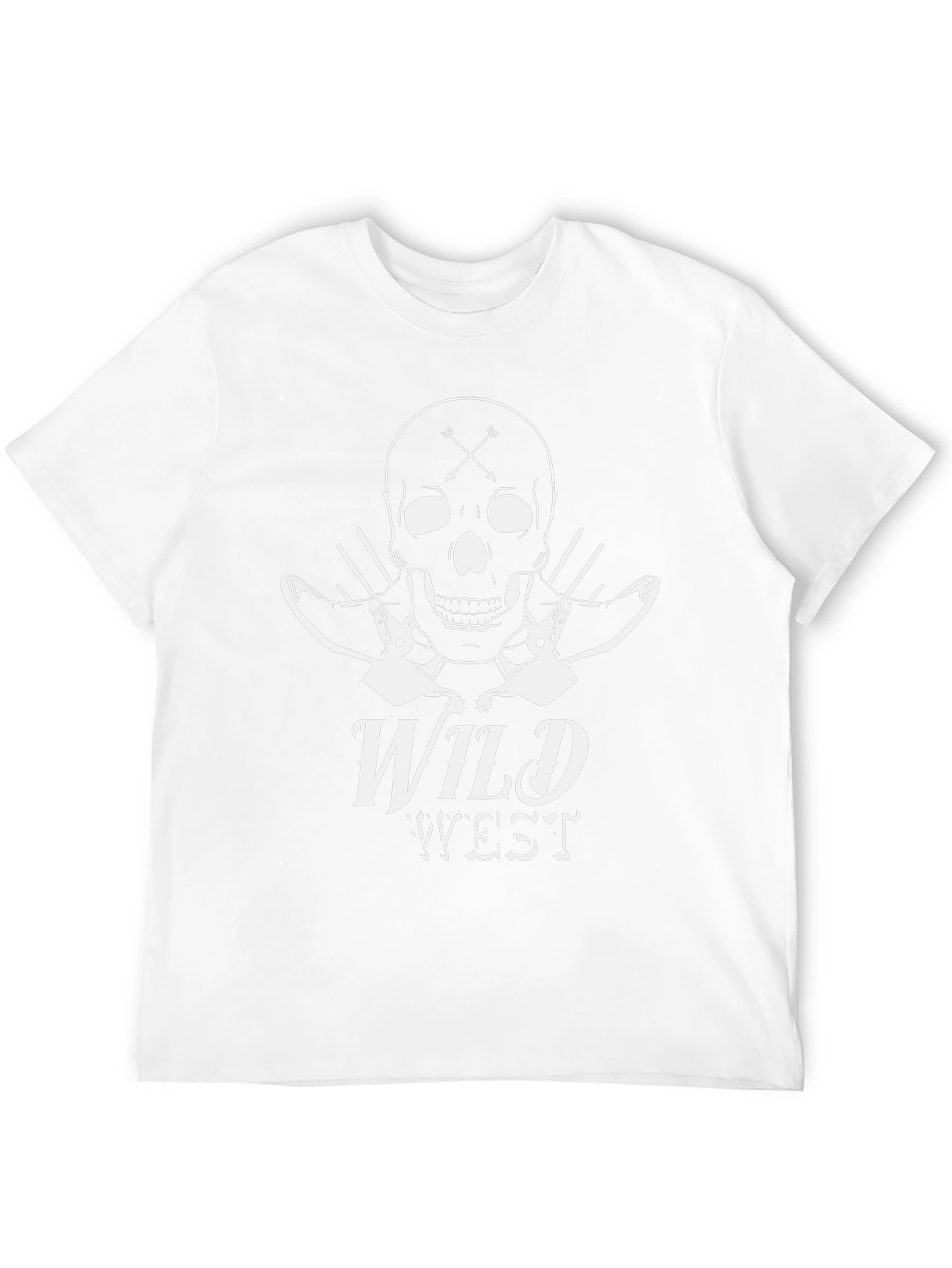 Wild West Skull Graphic Tee