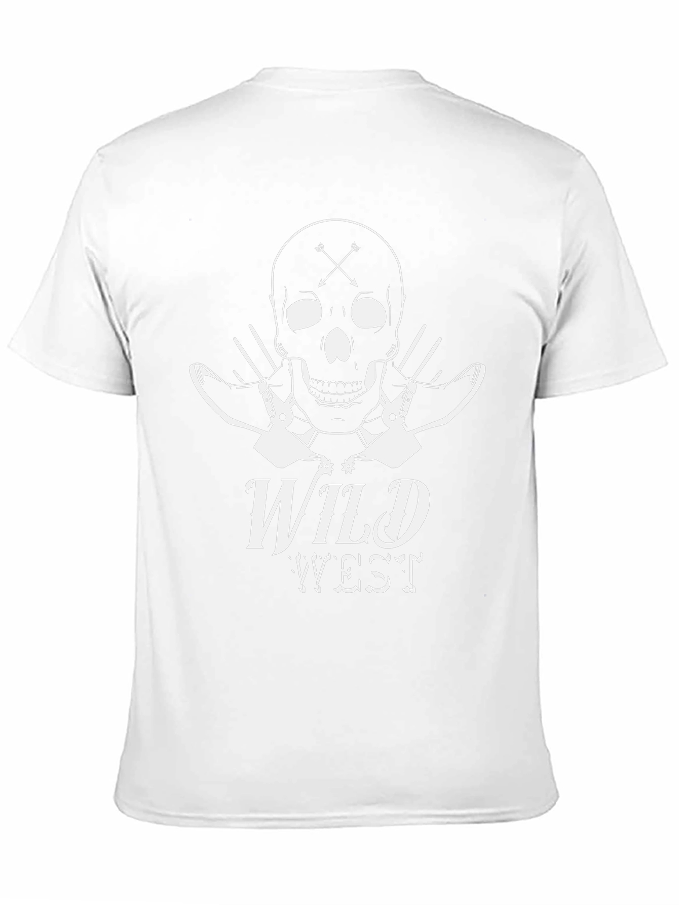 Wild West Skull Graphic Tee