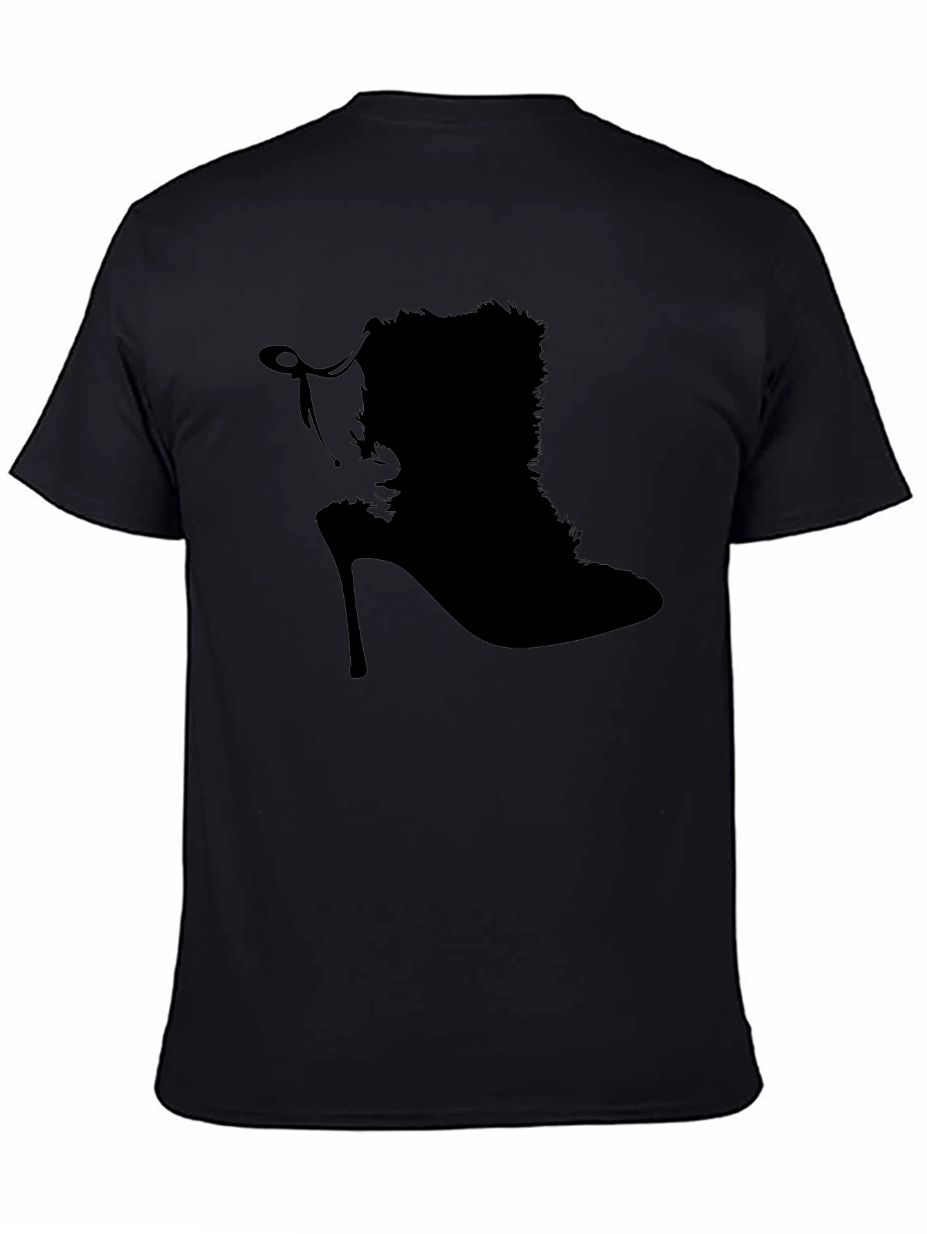 Stylish Silhouette Heel T-Shirt