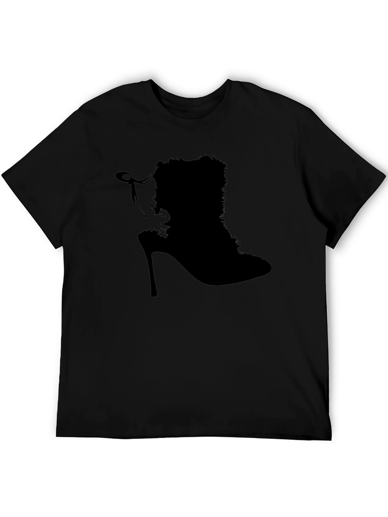 Stylish Silhouette Heel T-Shirt