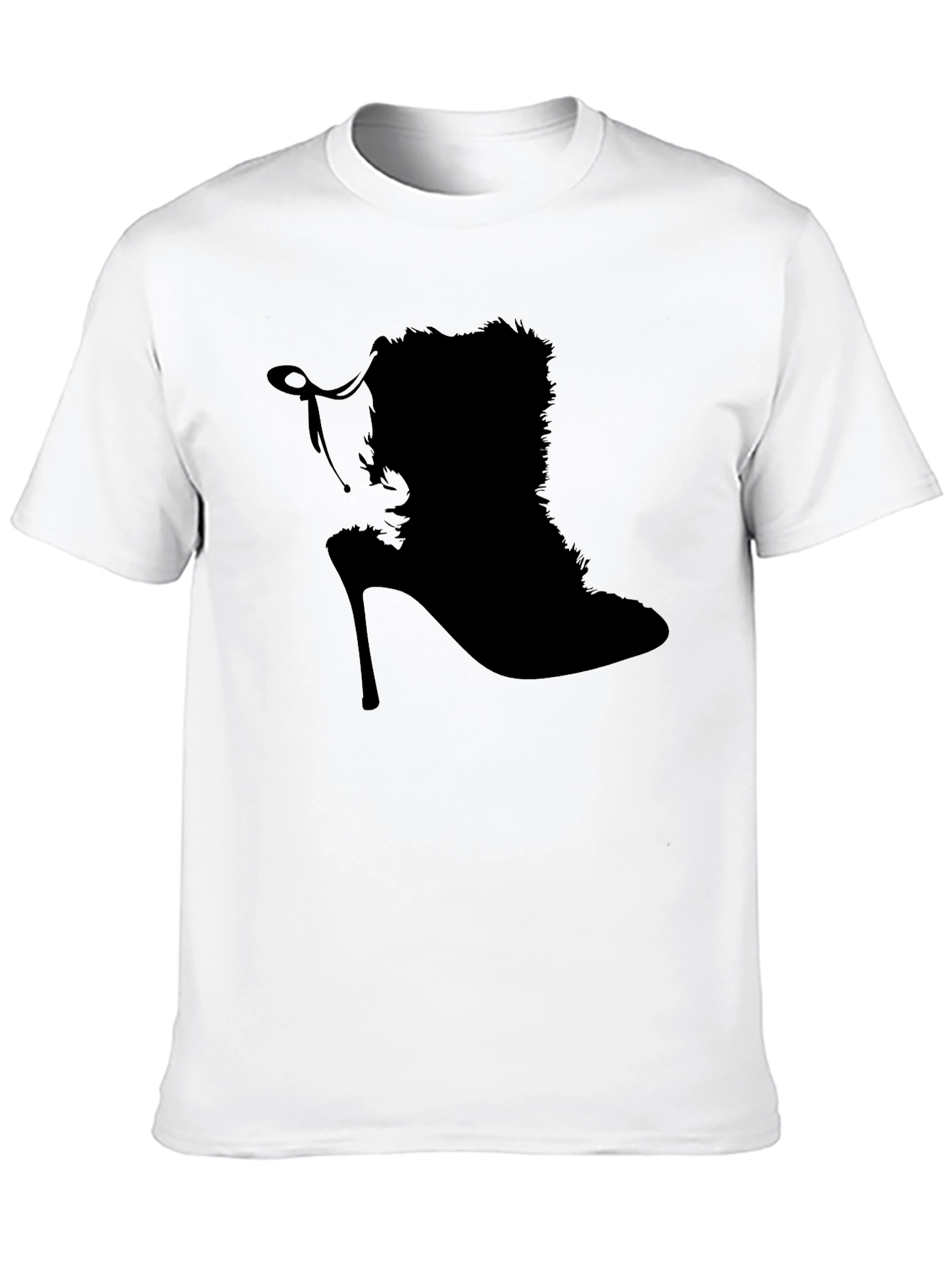 Stylish Silhouette Heel T-Shirt
