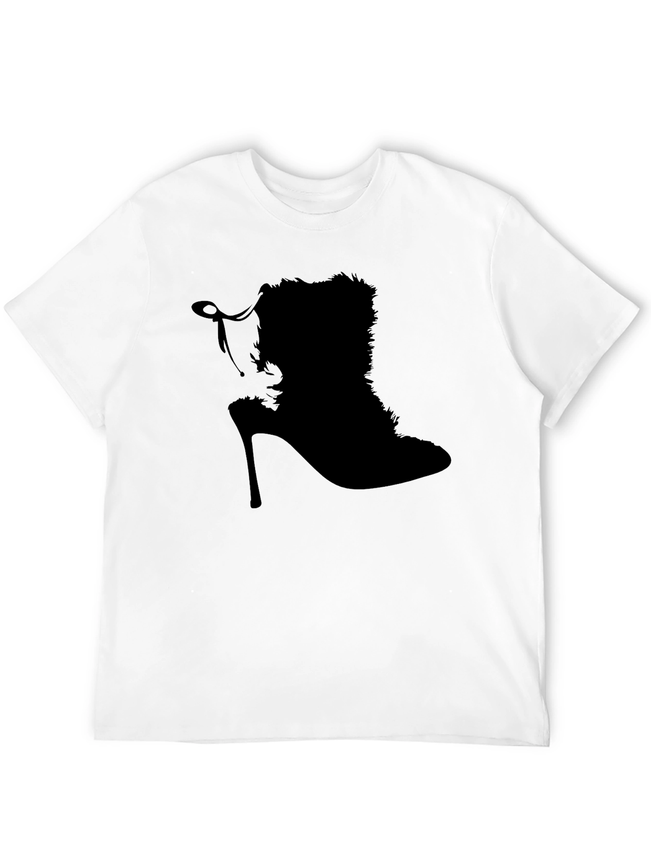 Stylish Silhouette Heel T-Shirt