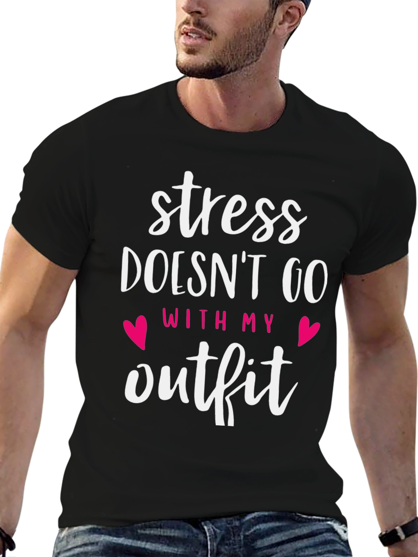 Stress Doesnt Go With My Outfit Graphic Tee
