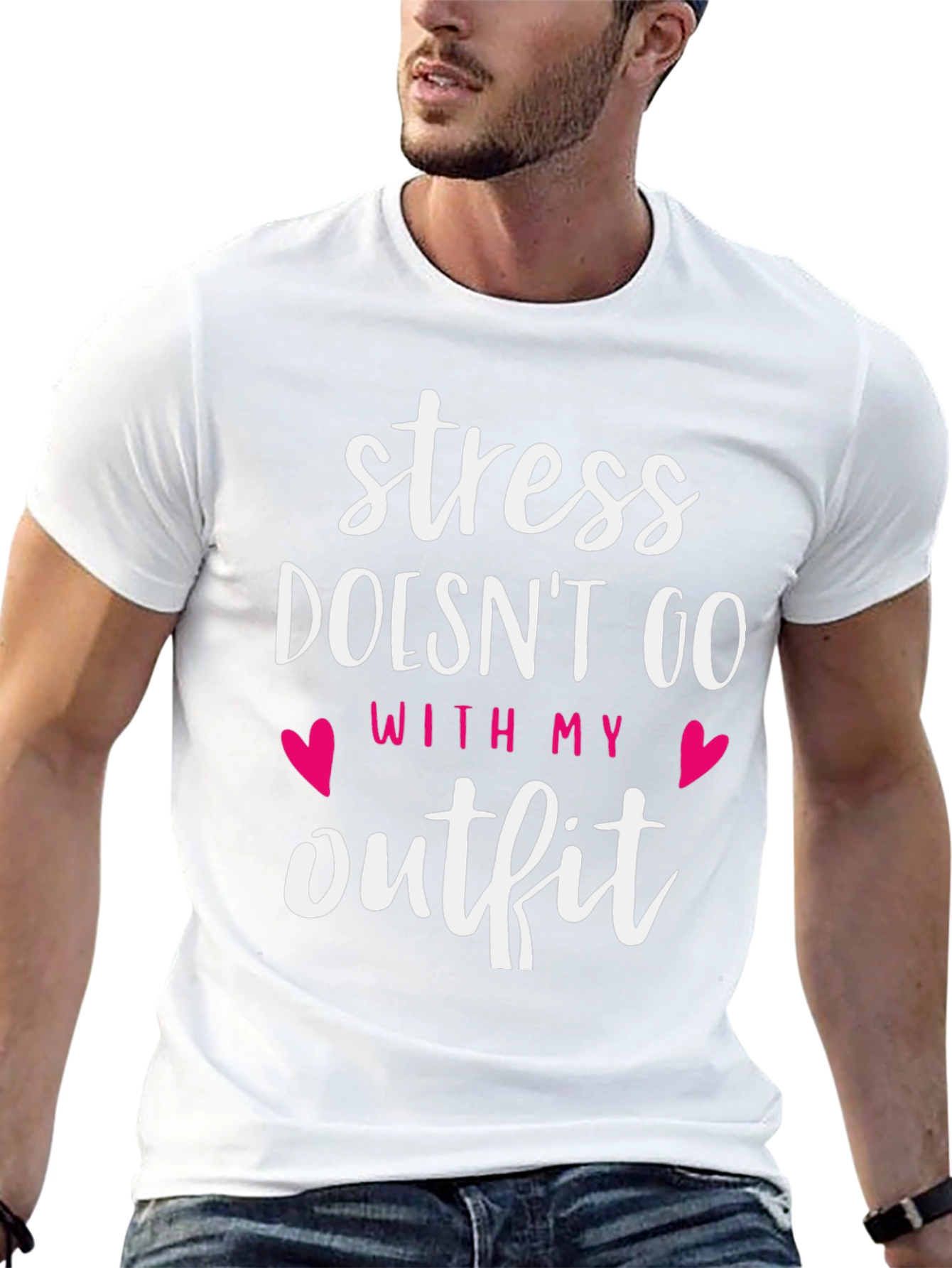 Stress Doesnt Go With My Outfit Graphic Tee