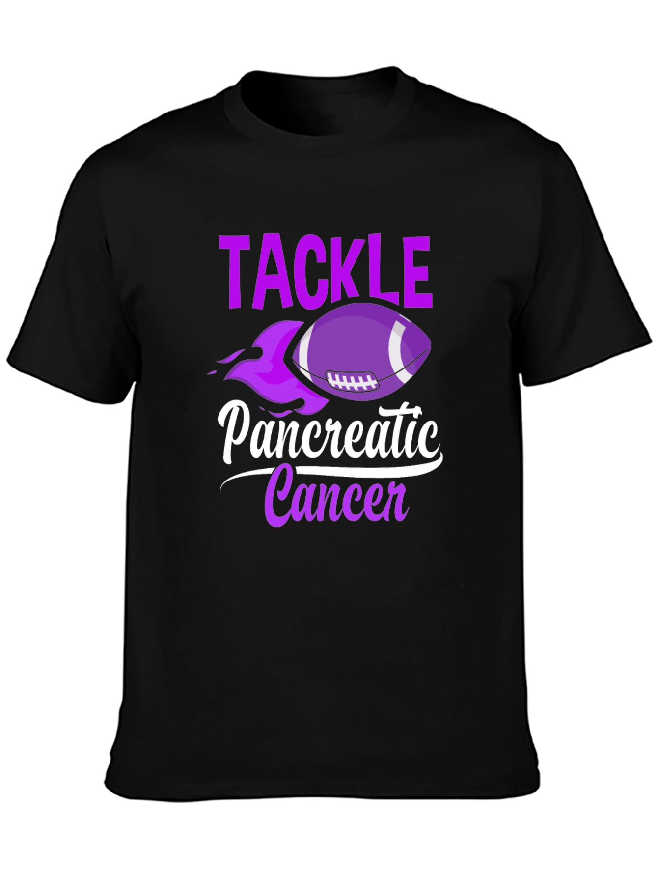 Tackle Pancreatic Cancer Awareness T-Shirt