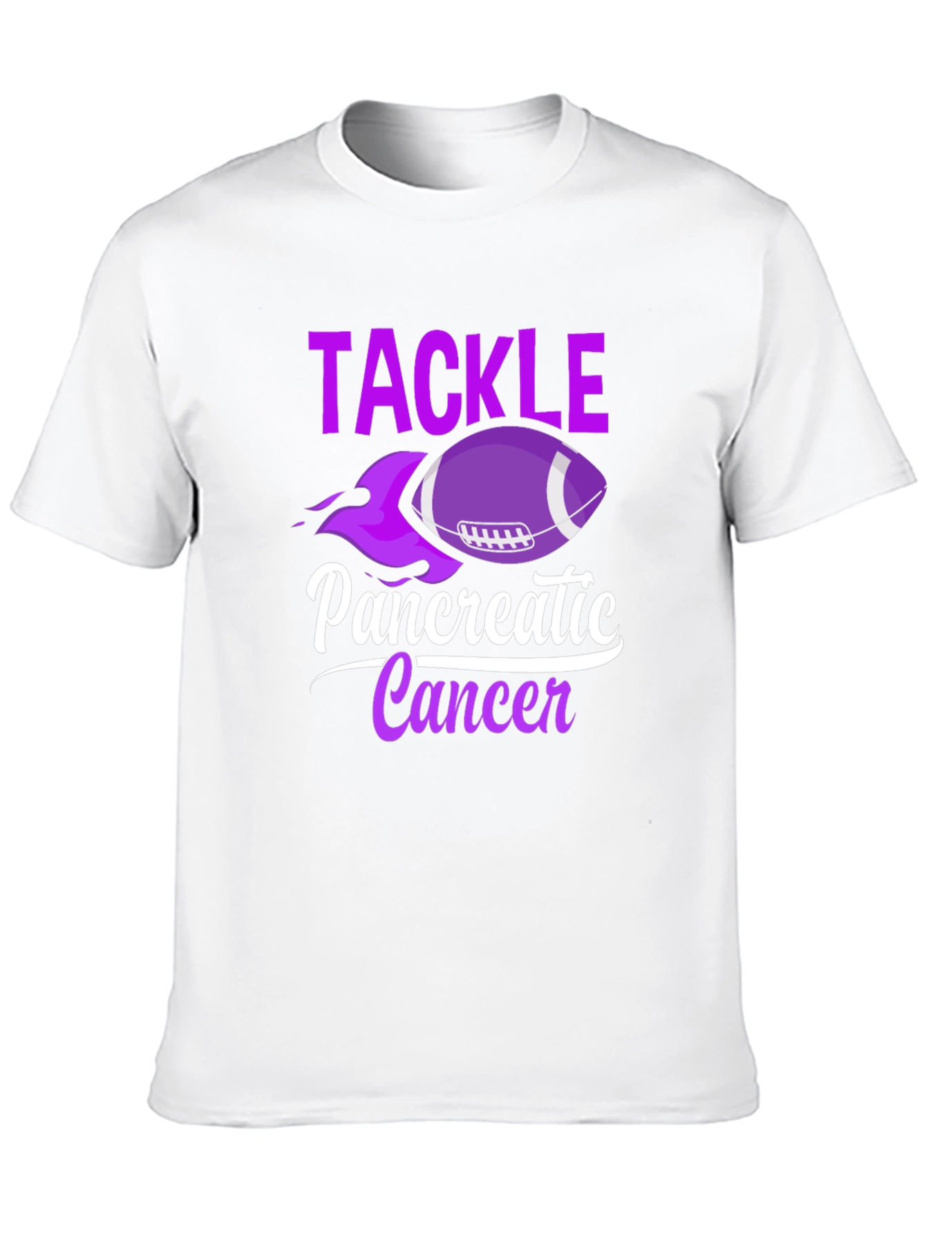 Tackle Pancreatic Cancer Awareness T-Shirt