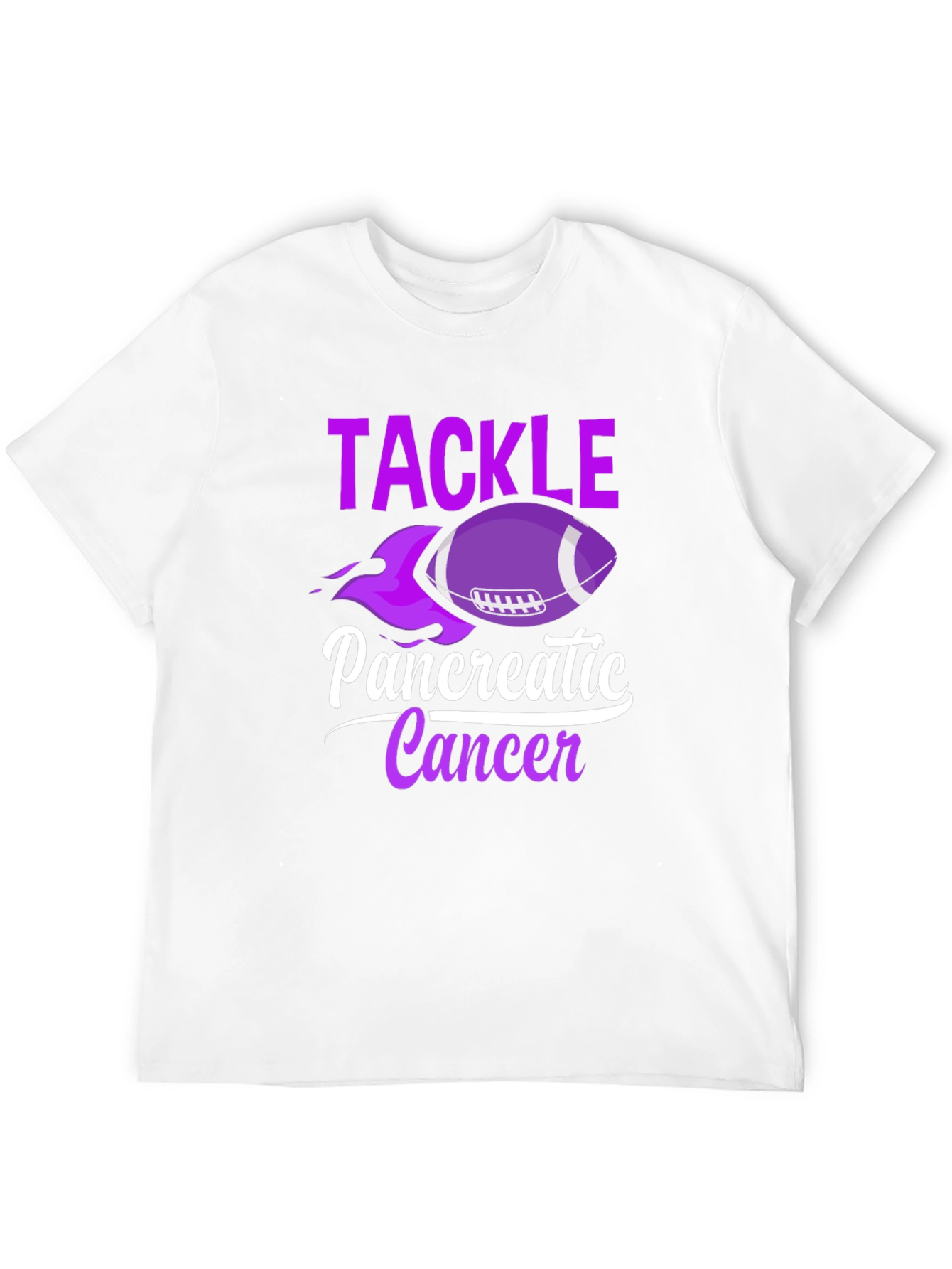 Tackle Pancreatic Cancer Awareness T-Shirt