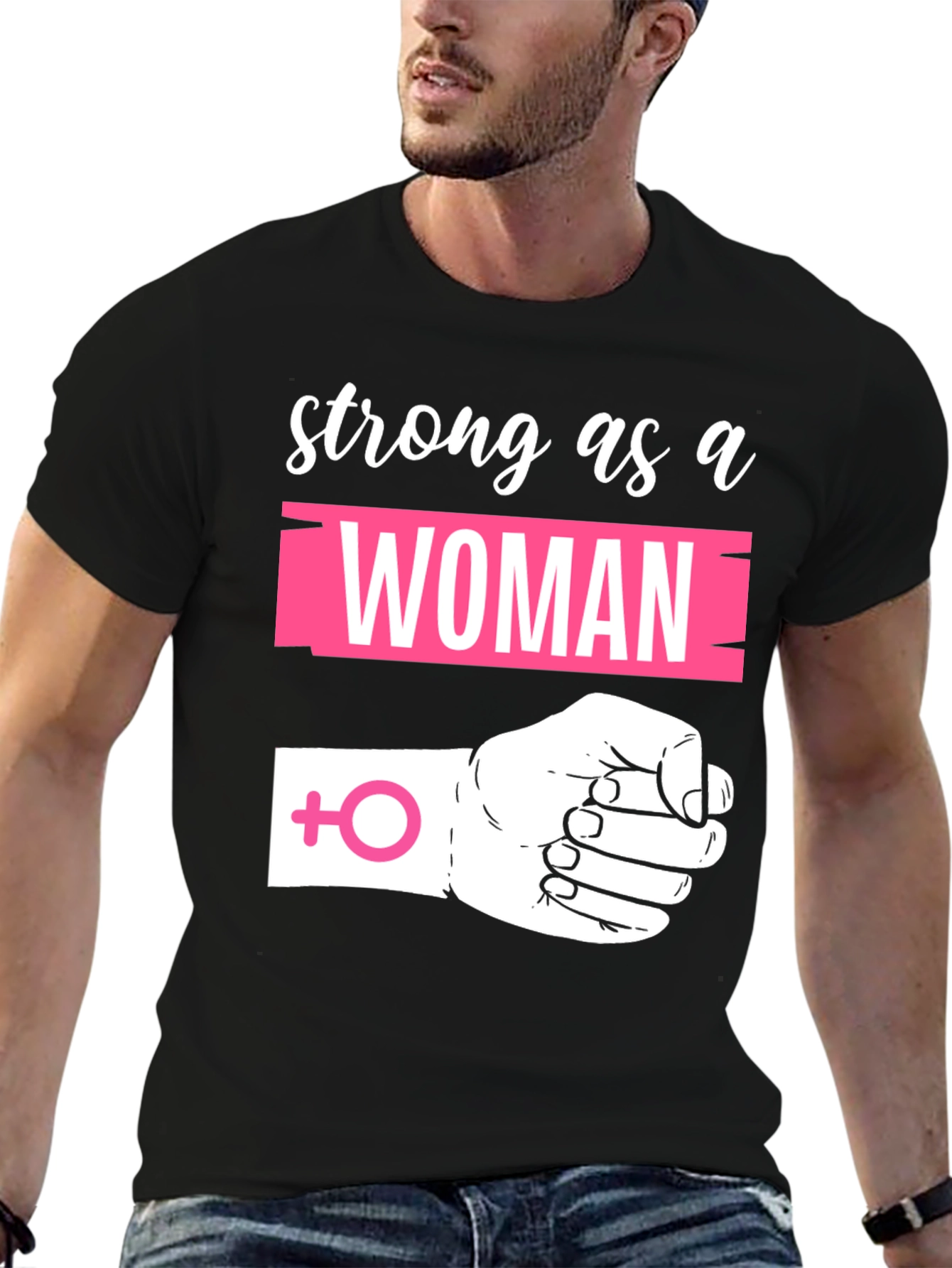 Strong as a Woman Graphic Tee
