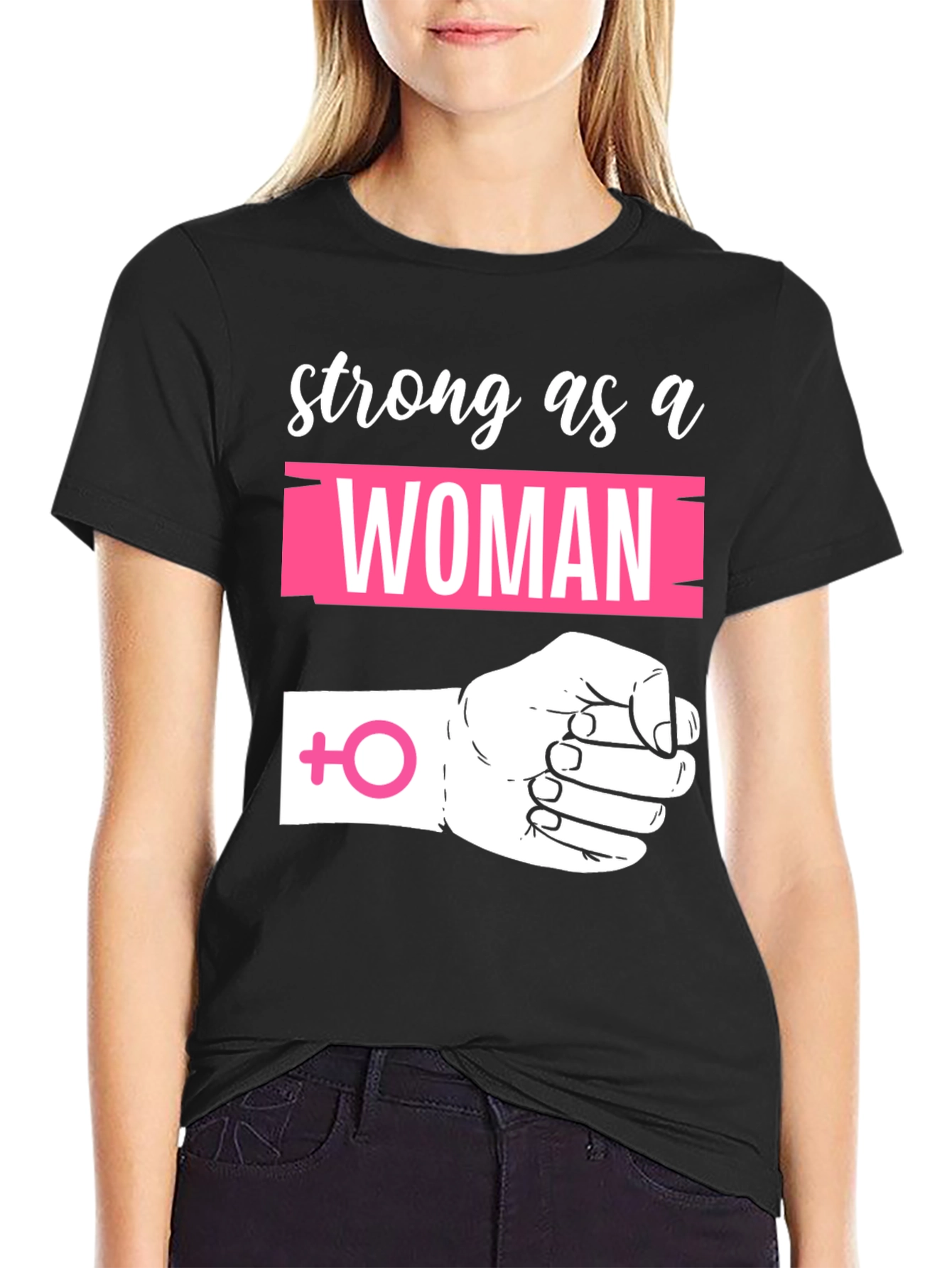 Strong as a Woman Graphic Tee
