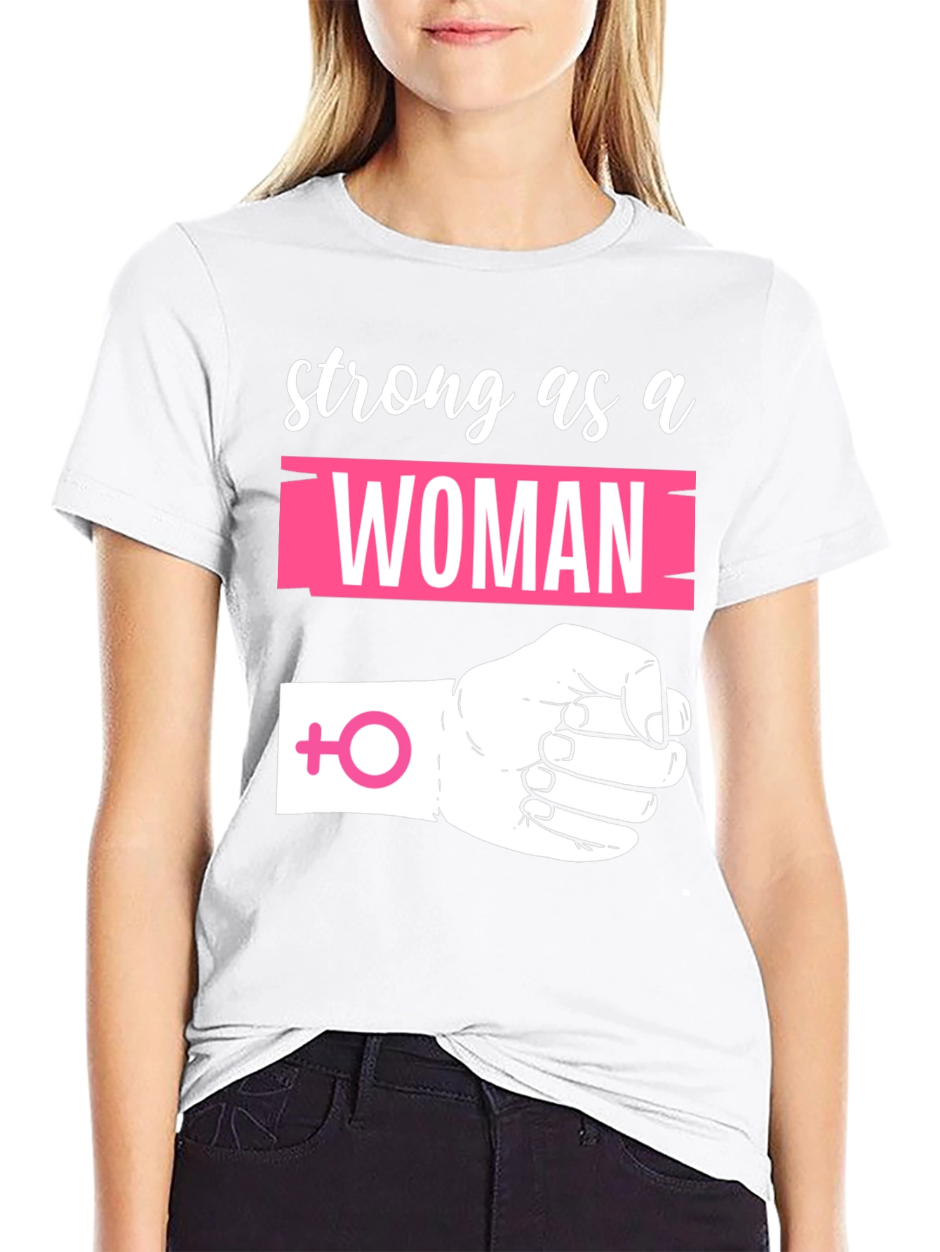 Strong as a Woman Graphic Tee