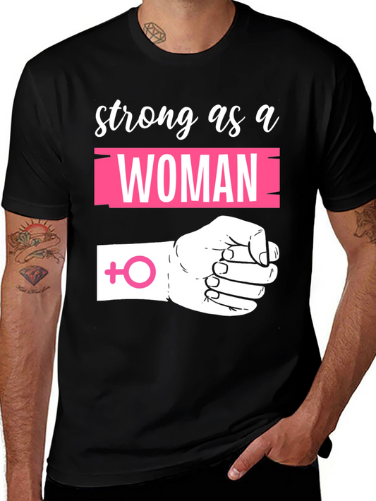 Strong as a Woman Graphic Tee