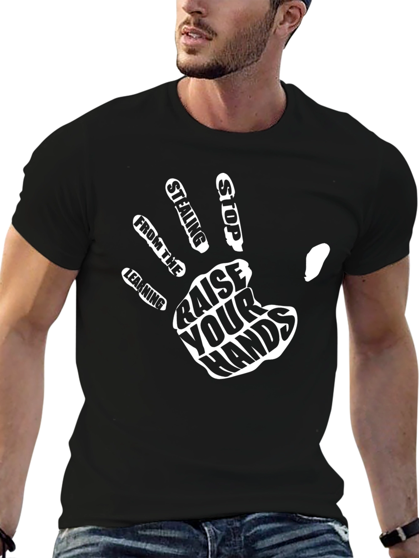 Raise Your Hands Graphic T-Shirt