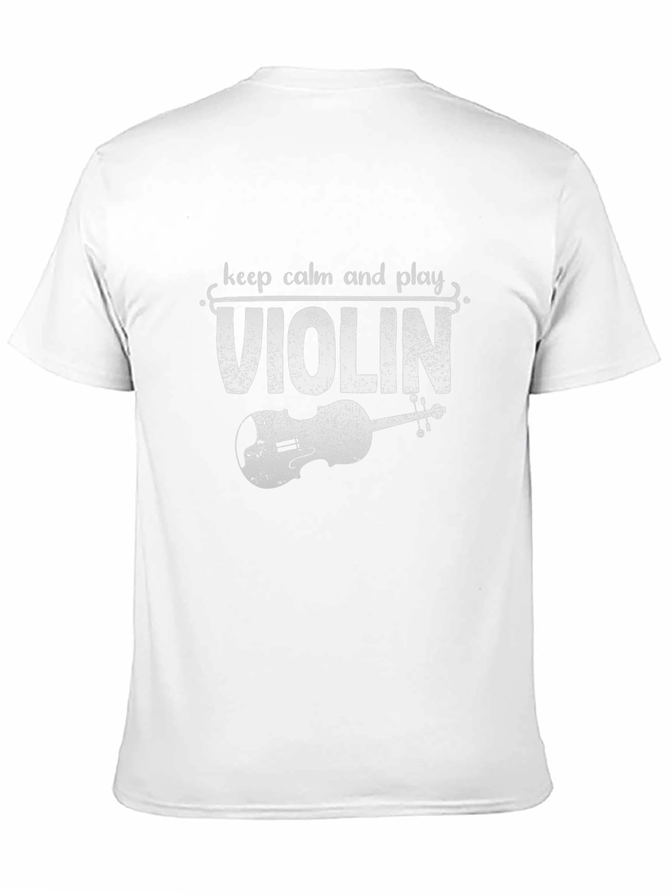 Keep Calm and Play Violin Graphic Tee